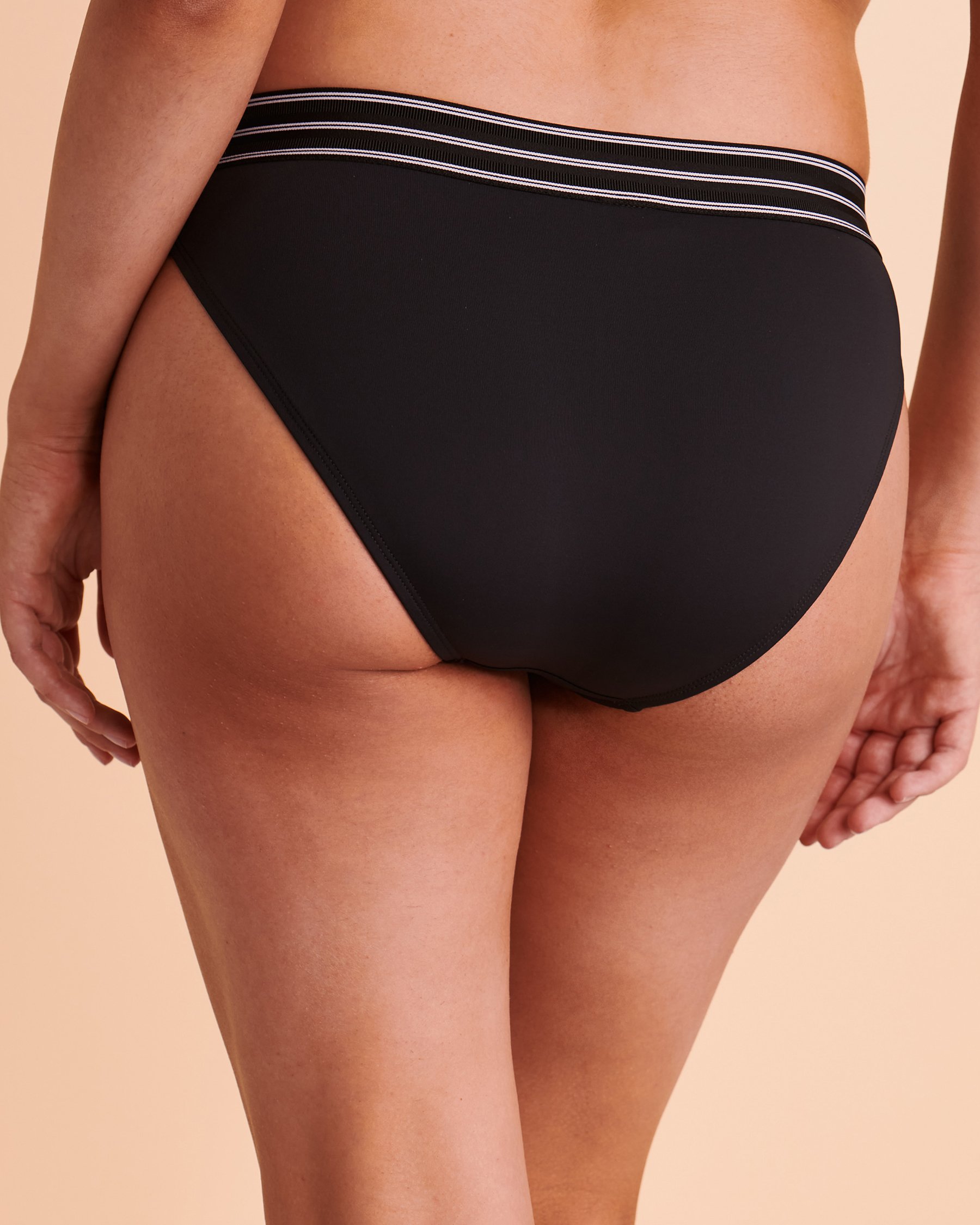 BLEU ROD BEATTIE OFF THE GRID Hipster Bikini Bottom Black RBOG23516H - View2