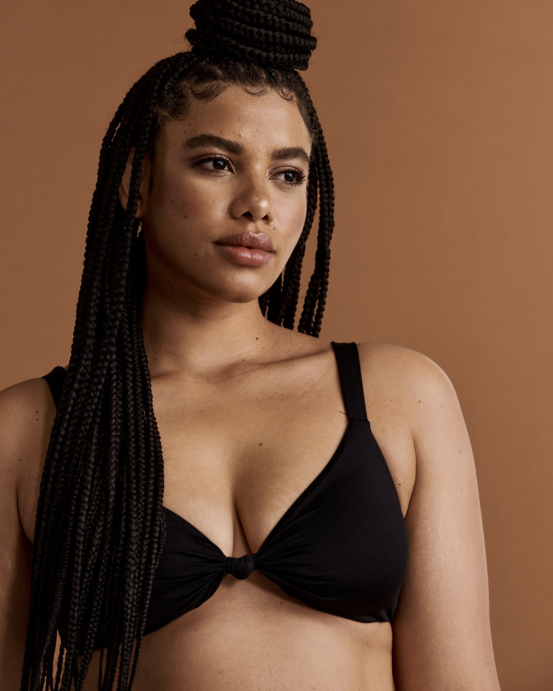 VITAMIN A Haut de bikini bralette Zuri ECOLUX Noir 110NT - Voir4