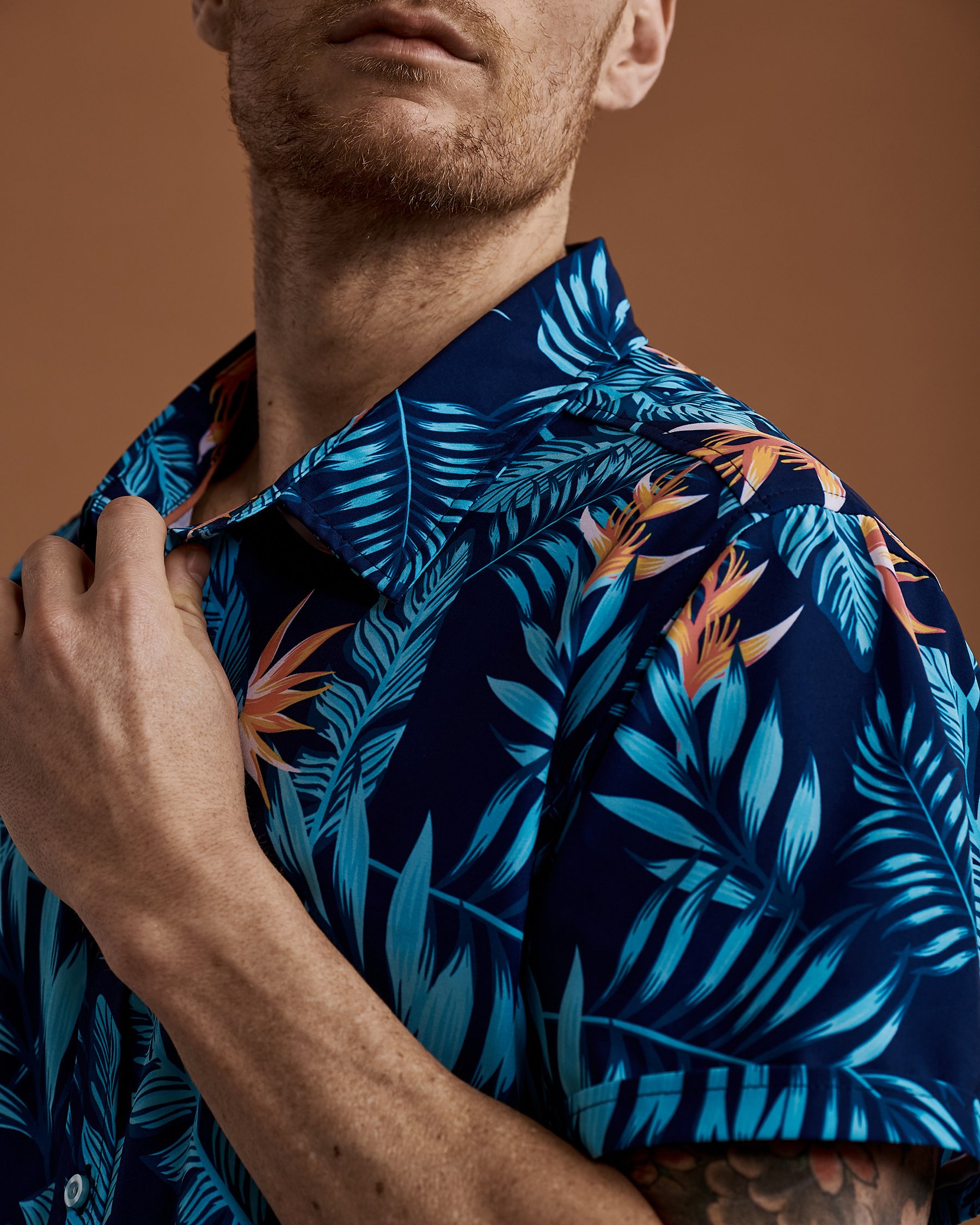 LOIS MILES Short Sleeve Shirt Stripe detail 14034 - View4