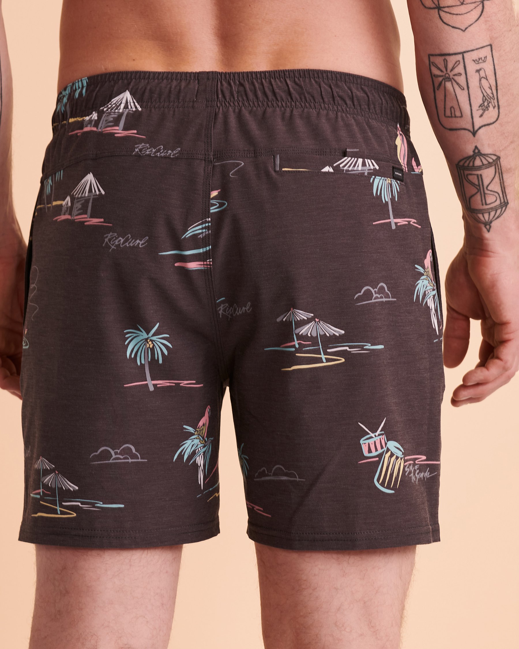 RIP CURL PARTY PACK Volley Swimsuit Black CBOTW9 - View2