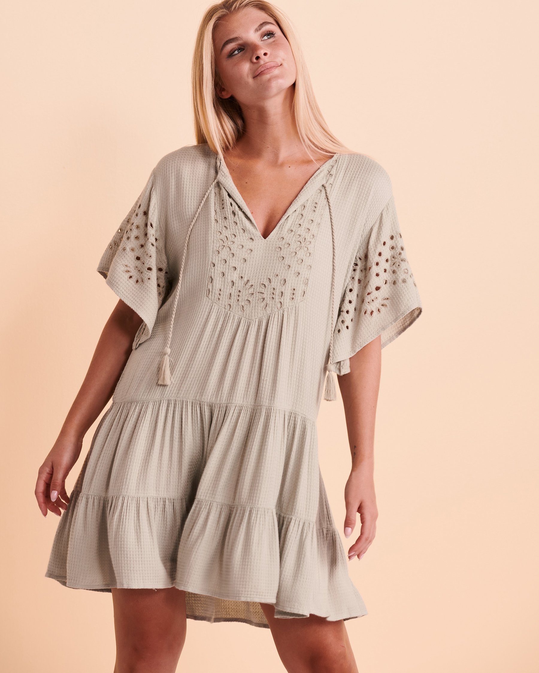 RIP CURL Robe manches courtes HAVANA Sauge GDRNQ9 - Voir1