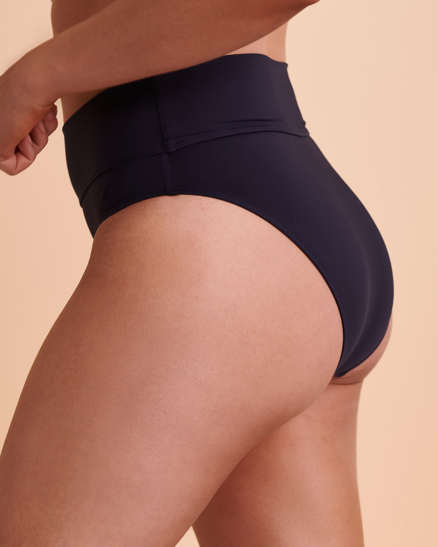 NAUTICA CORE Mid Waist Bikini Bottom Navy R8LB306A - View3