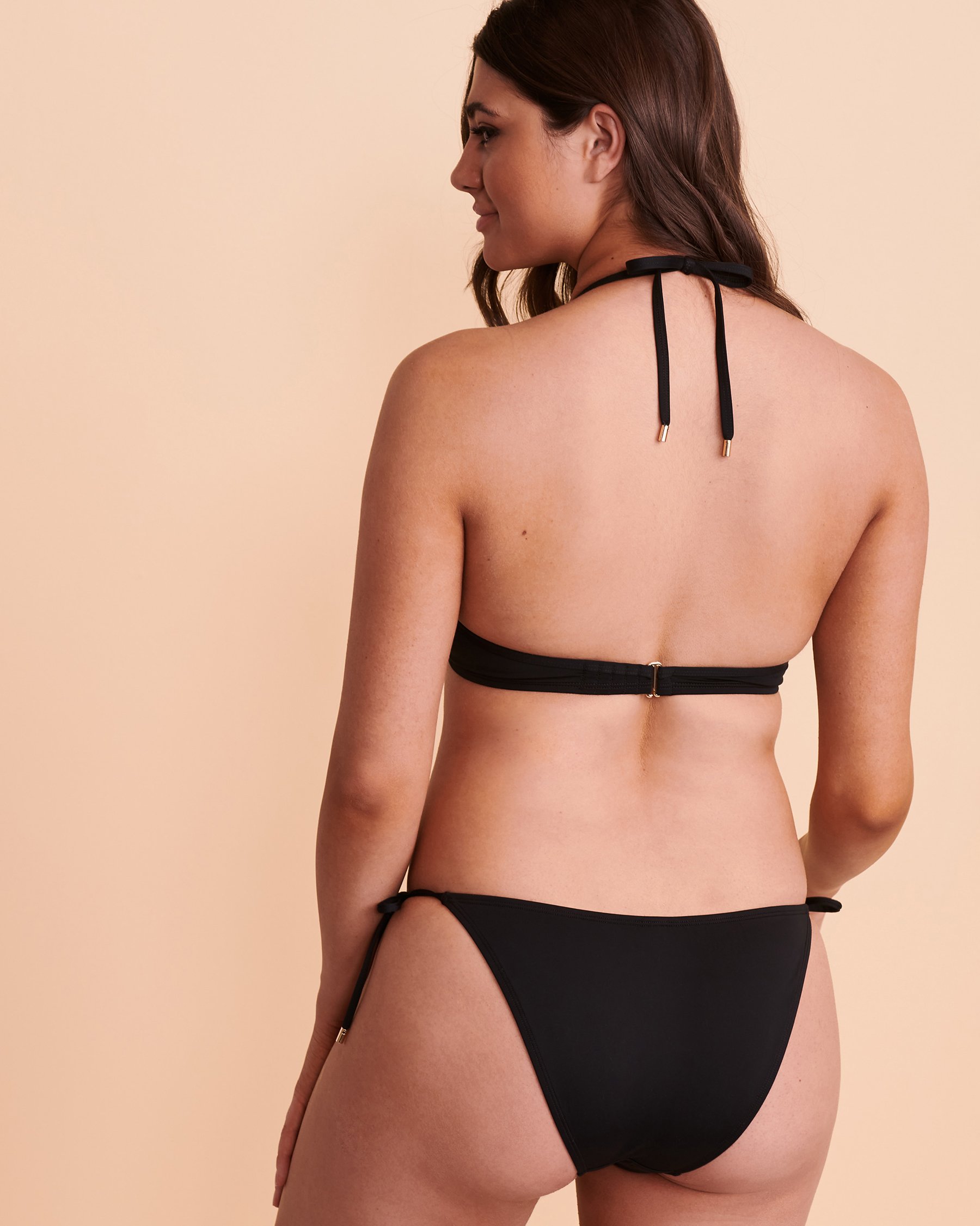 SANTEMARE BLACK FEATHER Push-up Bikini Top Black 01100091 - View2