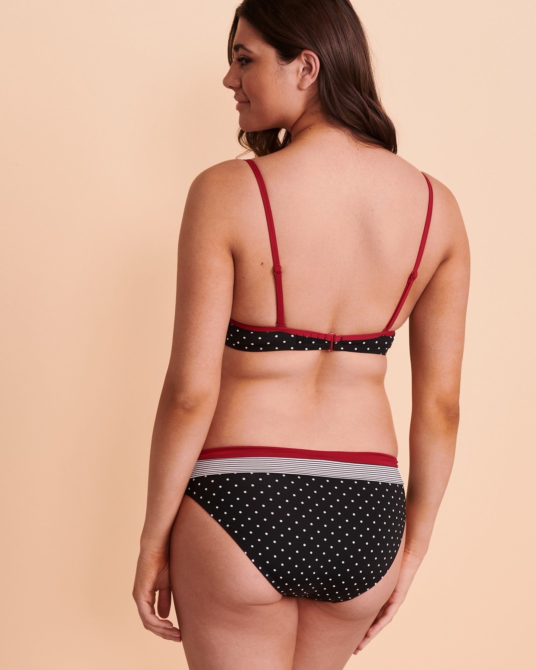 TURQUOISE COUTURE CRUISING Push-up Bikini Top Dots 01100095 - View2