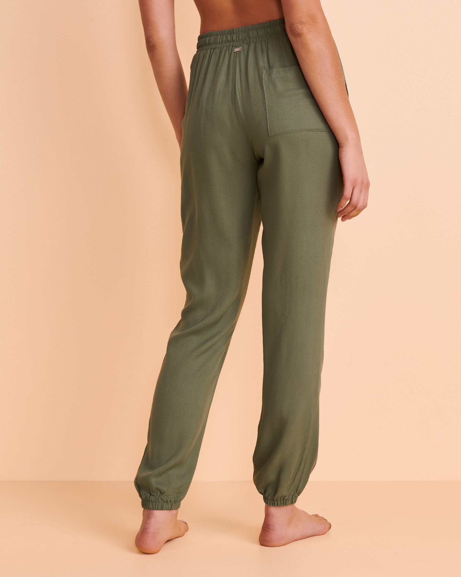 TROPIK Pants with Pockets Dark green 02200026 - View2