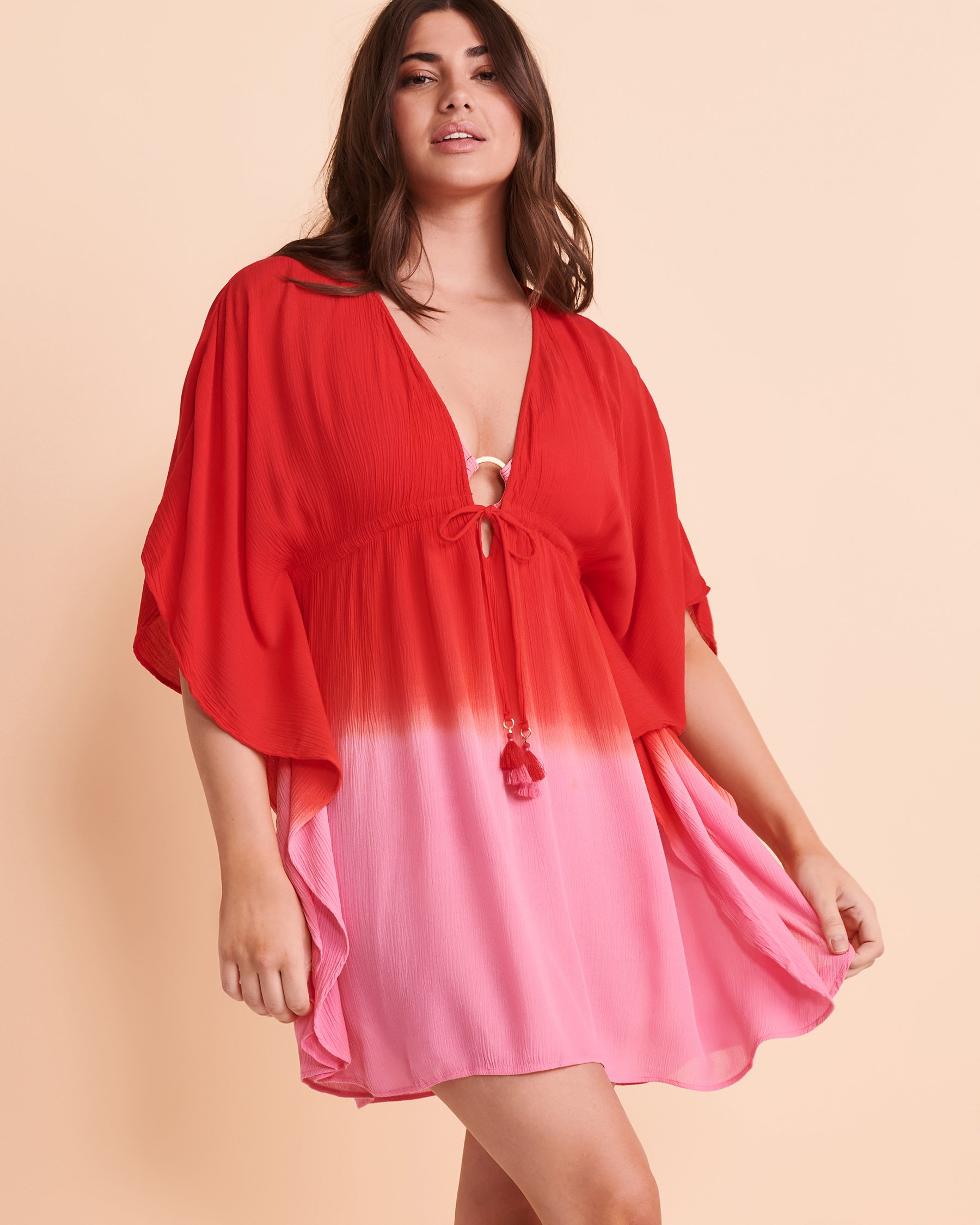 BLEU ROD BEATTIE COAST TO COAST Caftan Shade of pink RBCC22801H - View3