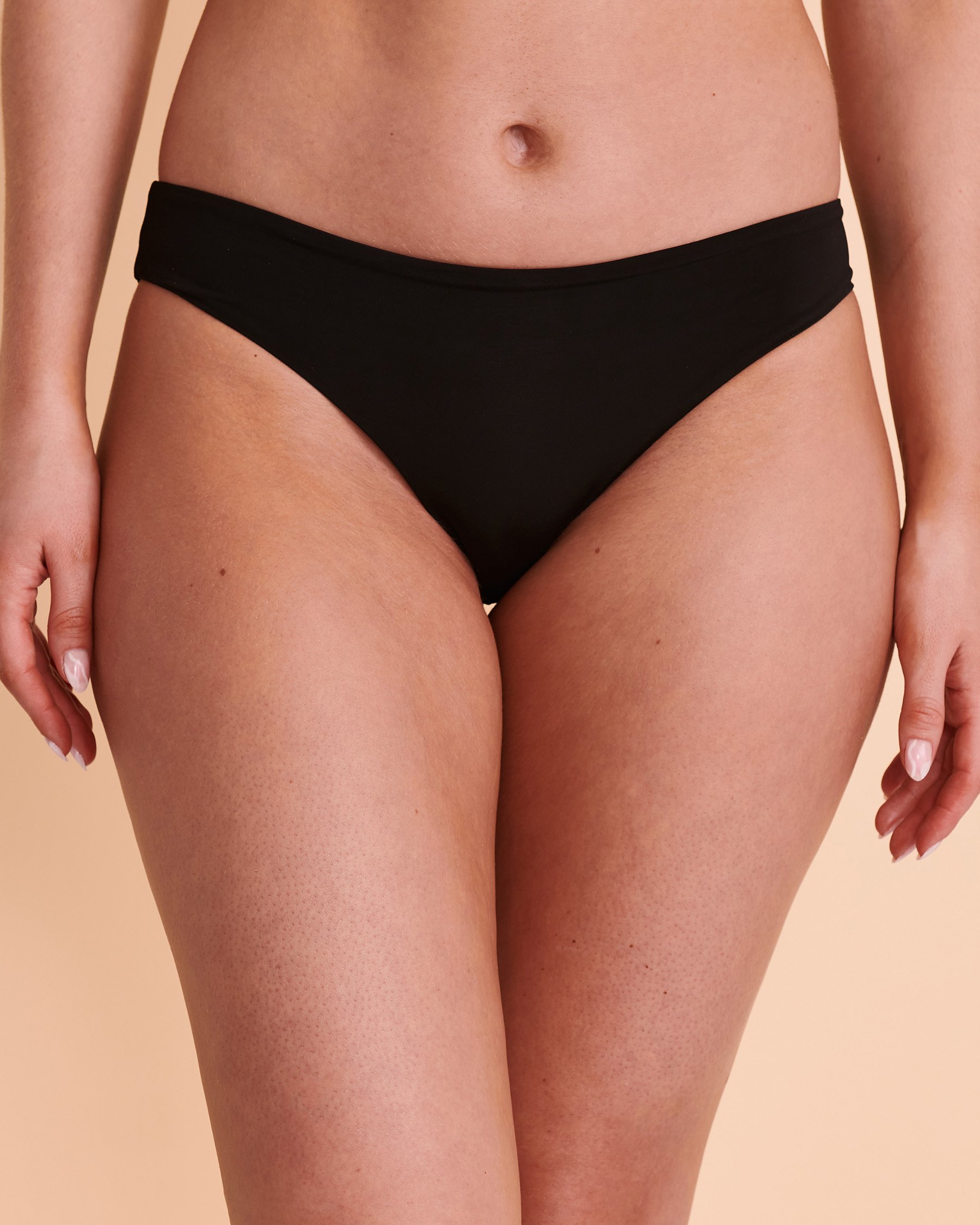 KIBYS Bas de bikini cheeky ORCHID Noir 86694 - Voir1