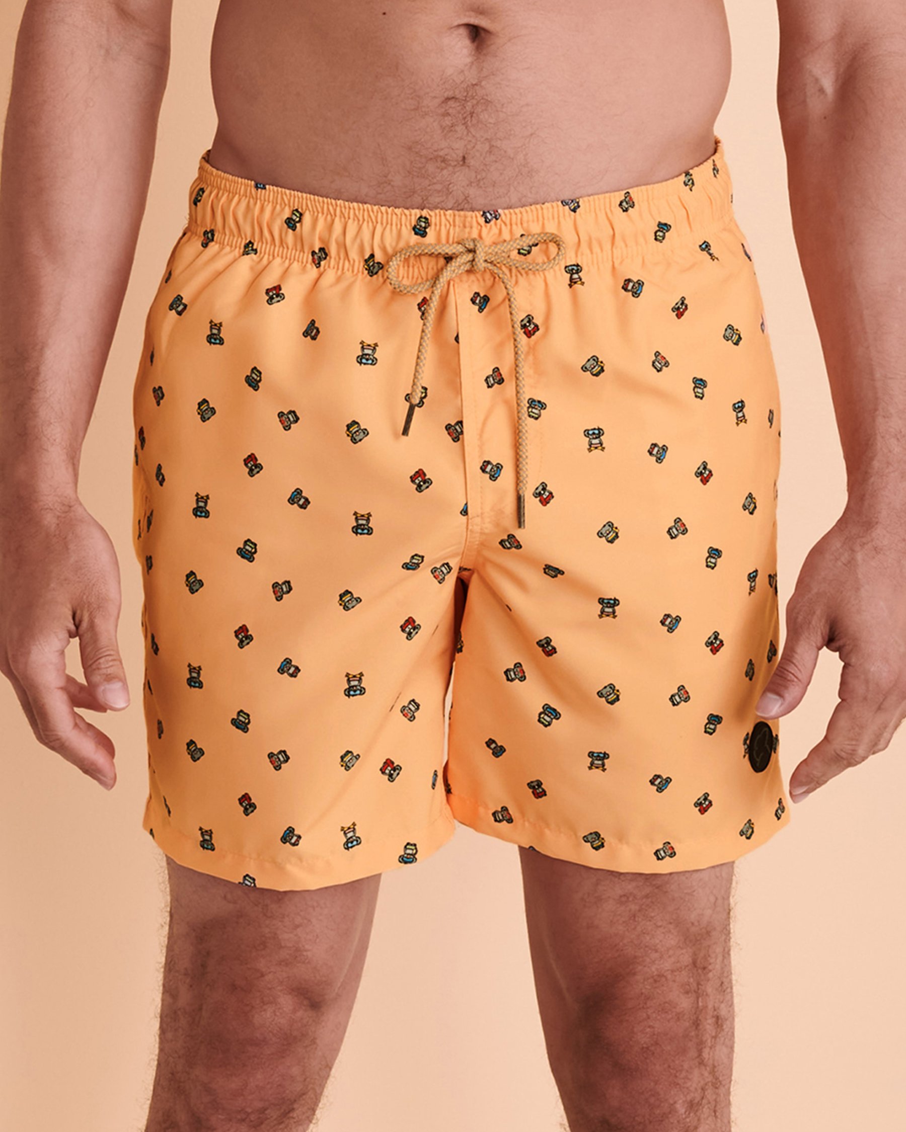 KUWALLA Recycled Volley Swimsuit Papaya KUL-SWIM02 - View1