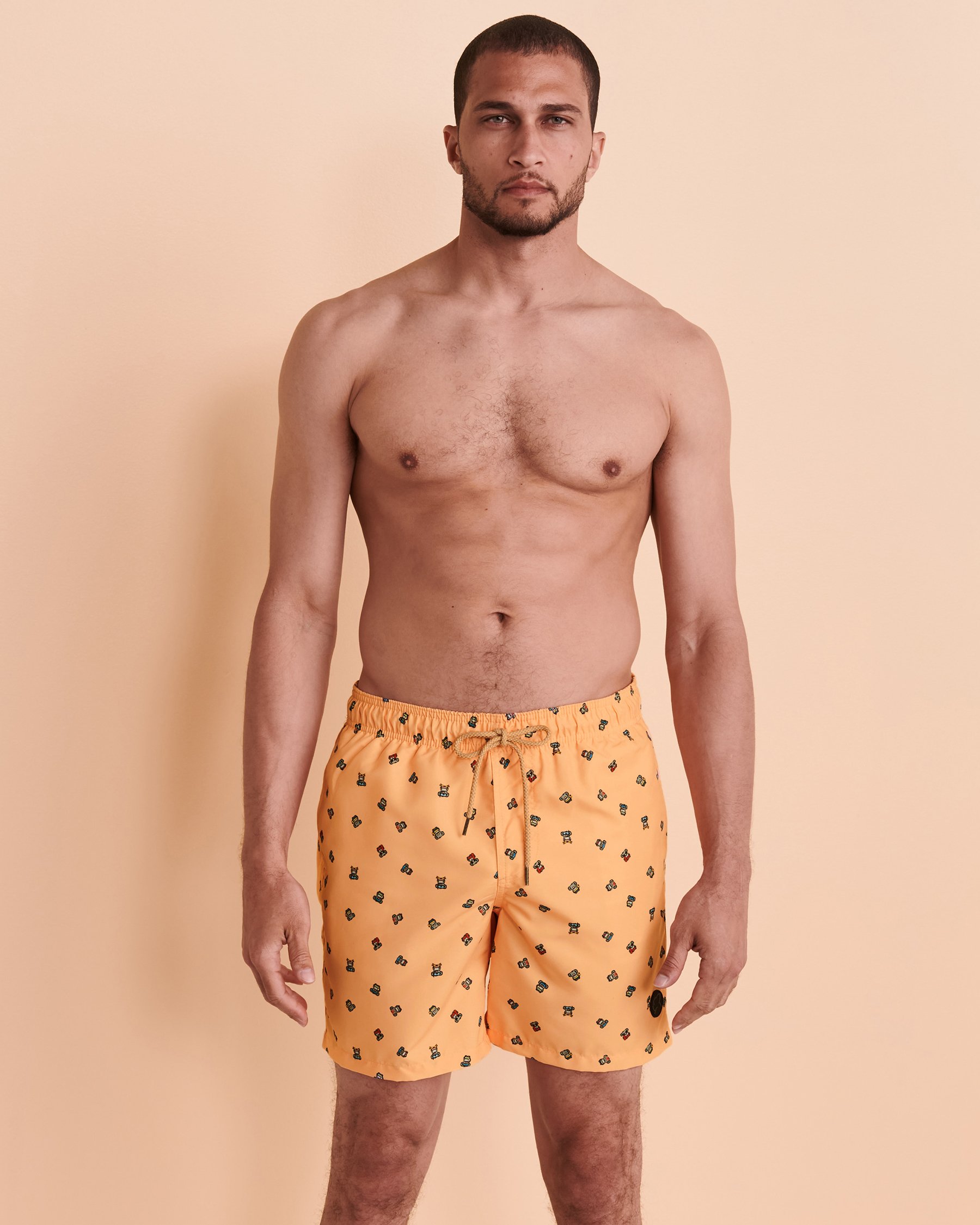 KUWALLA Recycled Volley Swimsuit Papaya KUL-SWIM02 - View5