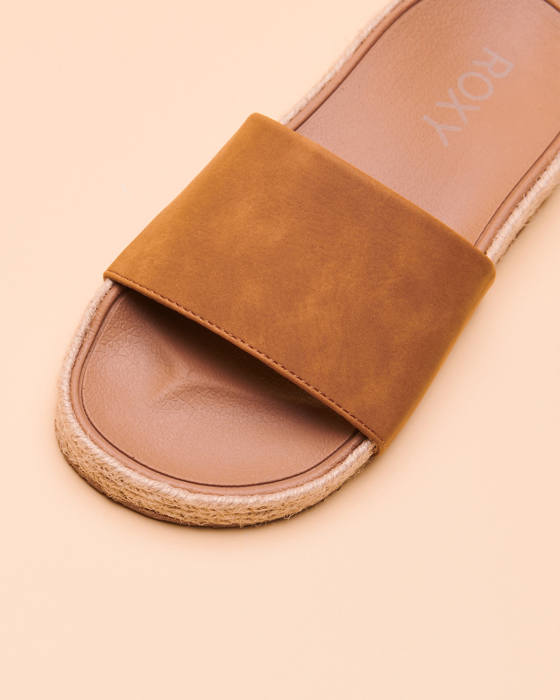 ROXY SLIPPY Slide Tan ARJL101053 - View2