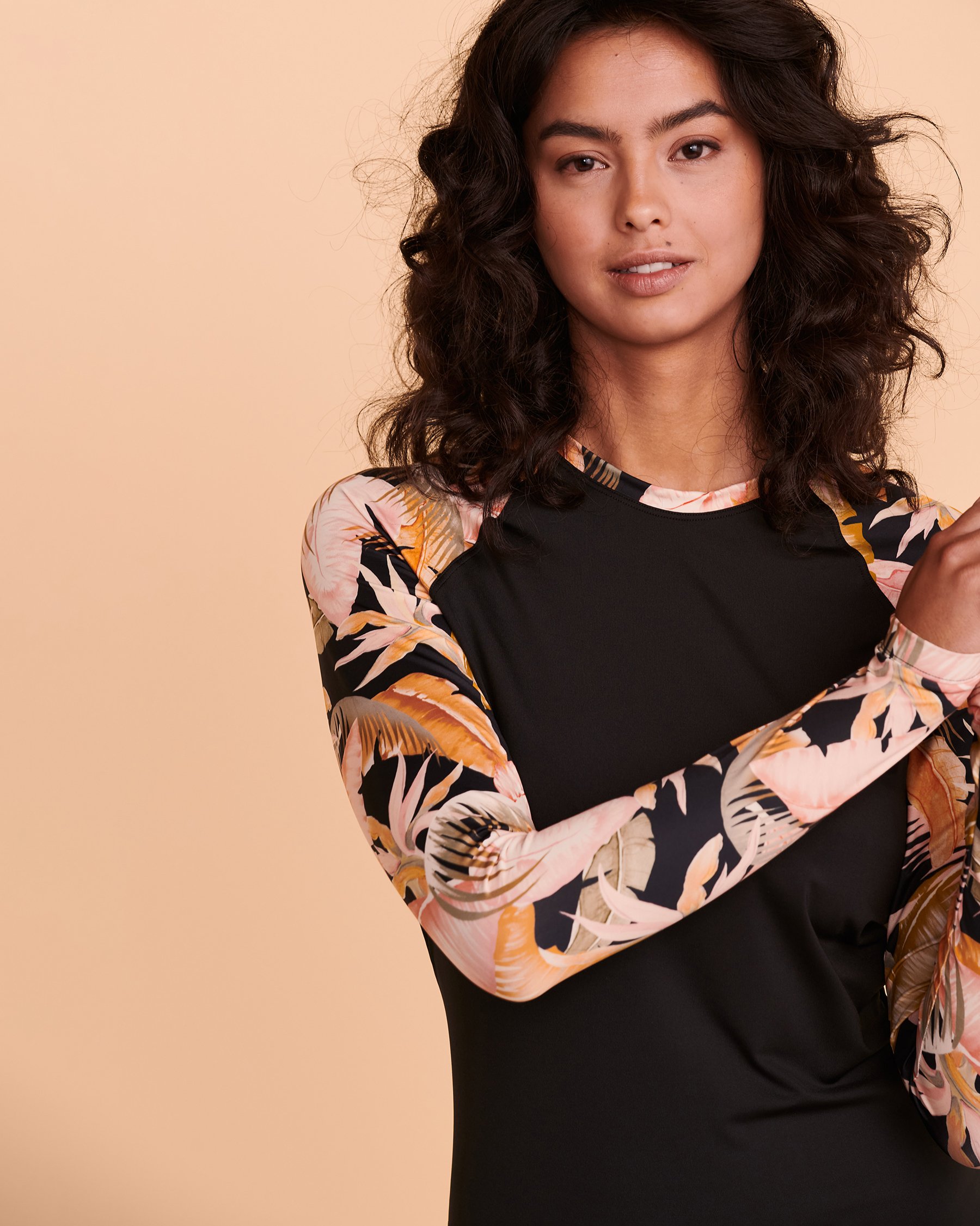BILLABONG Rashguard manches longues WAVE TRIBE Nuit dans la jungle ABJWR00205 - Voir3