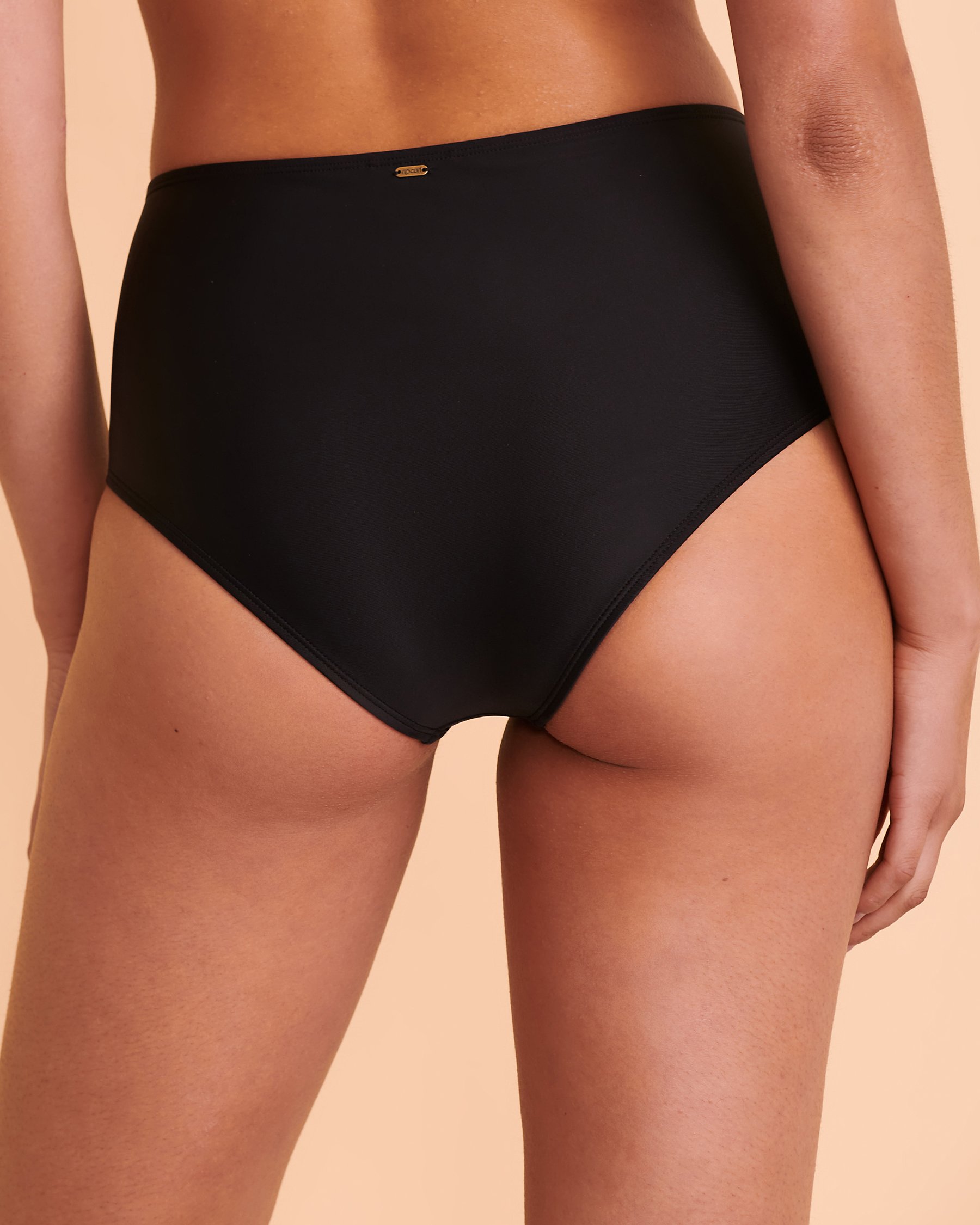 RIP CURL CLASSIC SURF High Waist Bikini Bottom Black 04EWSW - View2