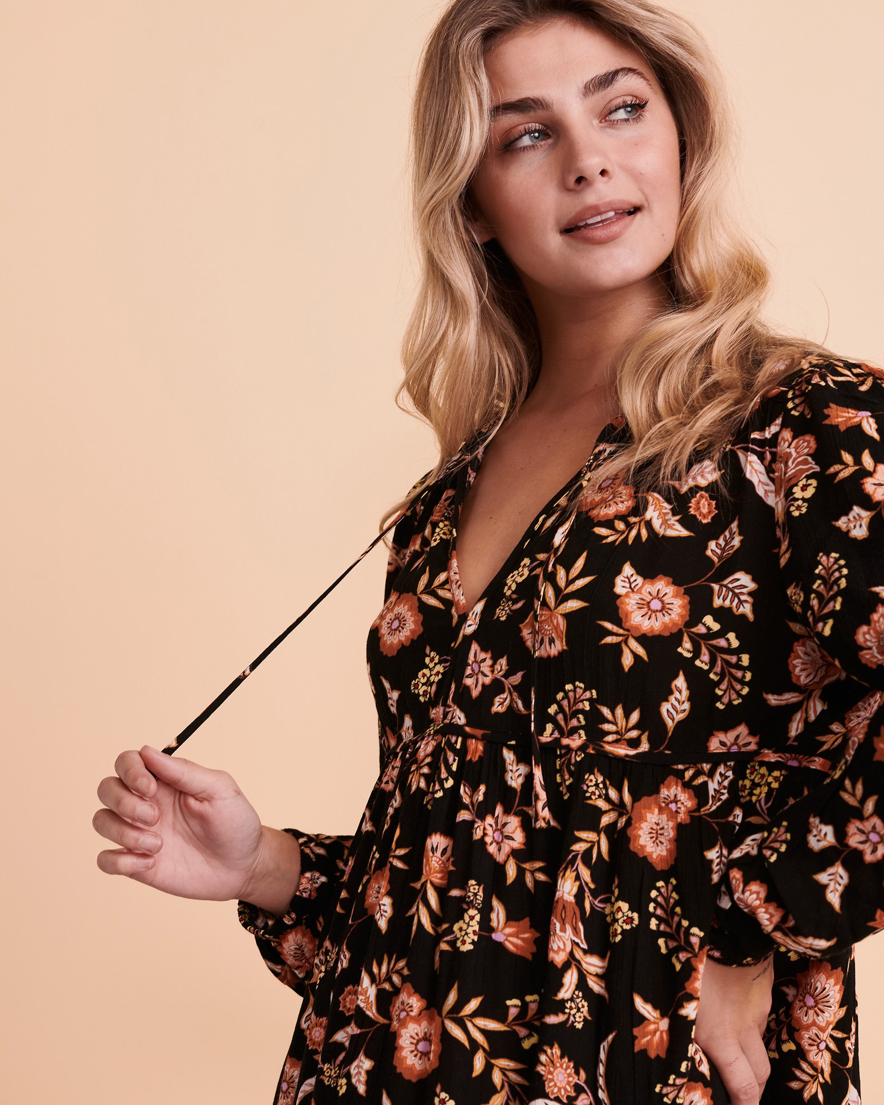 BILLABONG HEARTS DESIRE Dress Fall floral ABJWD00325 - View3