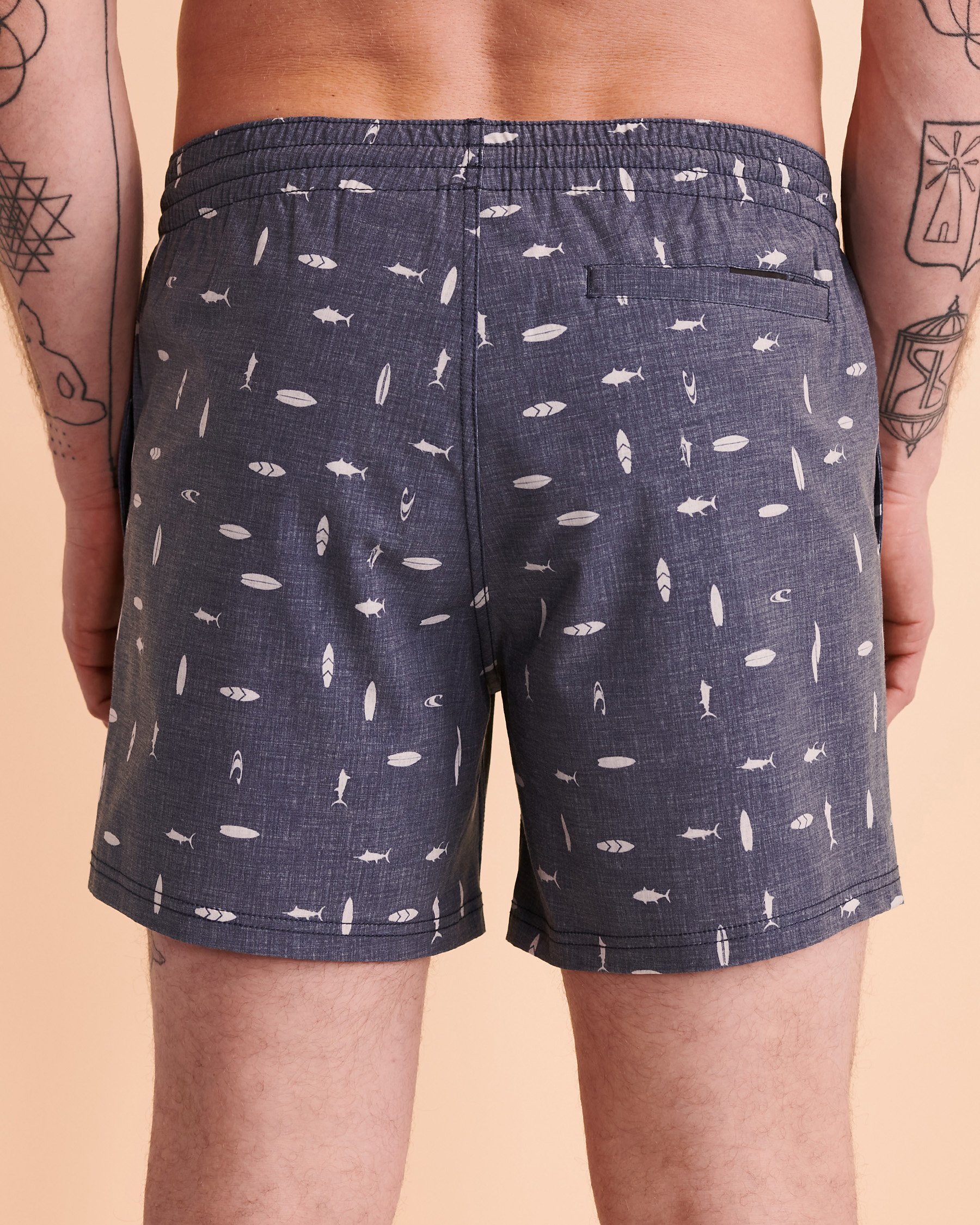 O'NEILL PRINTED MINI Volley Swimsuit Blue ink 2800018 - View2