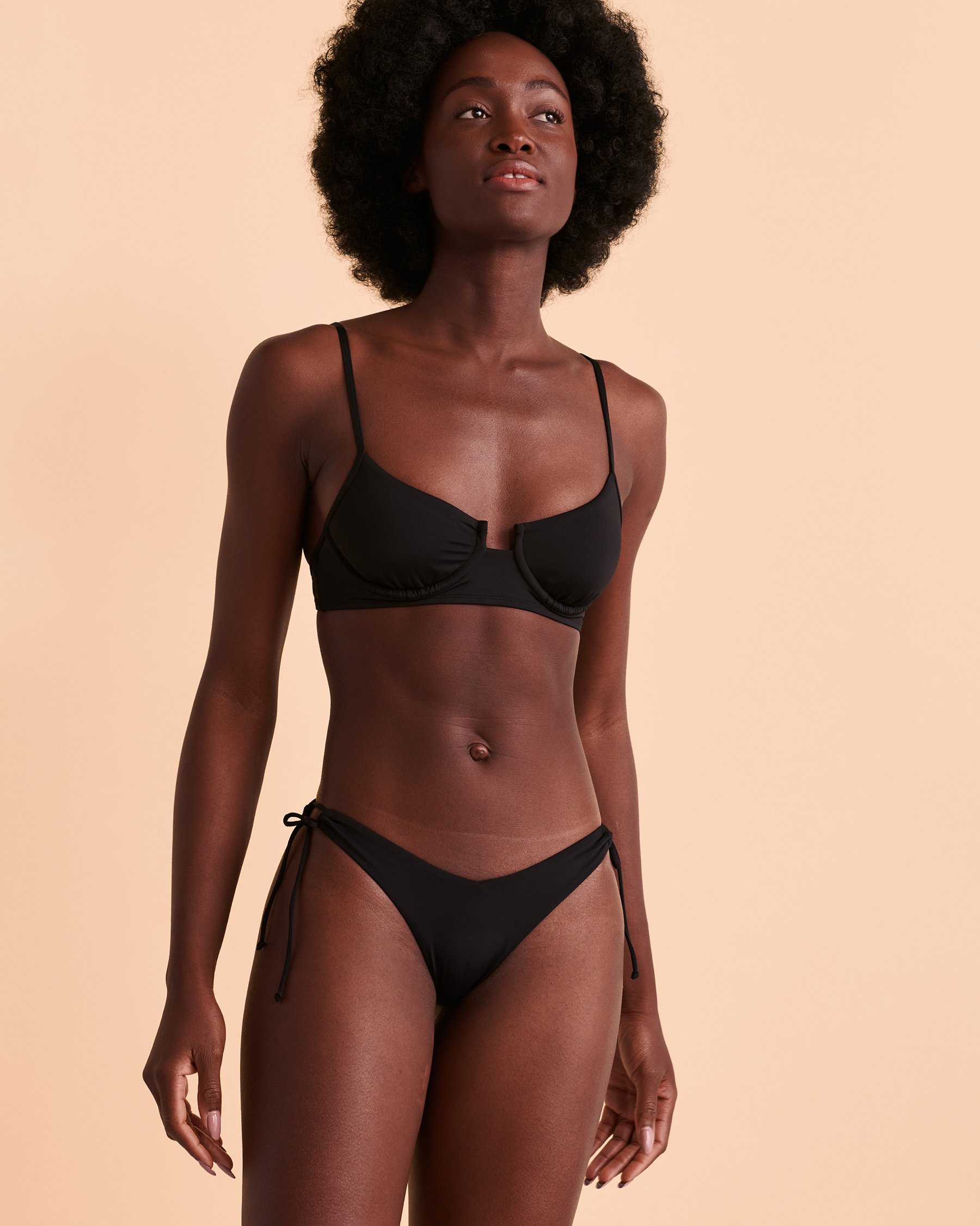 EIDON EXPEDITIONS Leah Side Tie Bikini Bottom Black 35256155 - View4