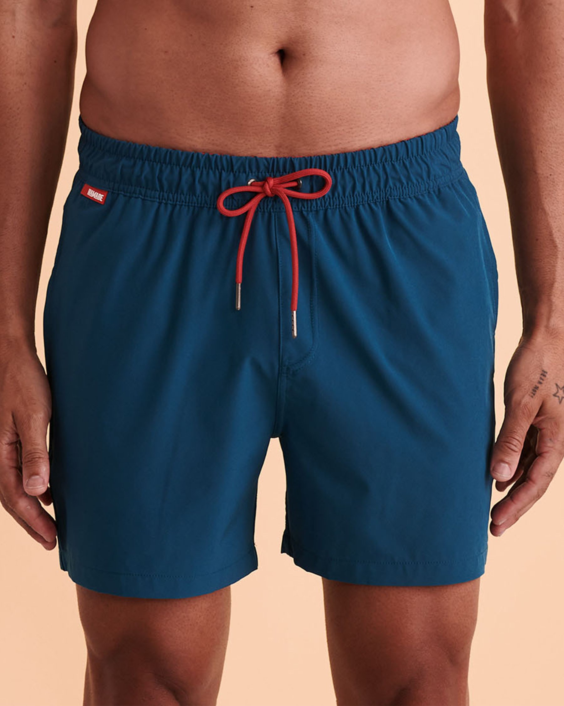 HAMABE Maillot volley avec filet Bleu 03100007 - Voir1