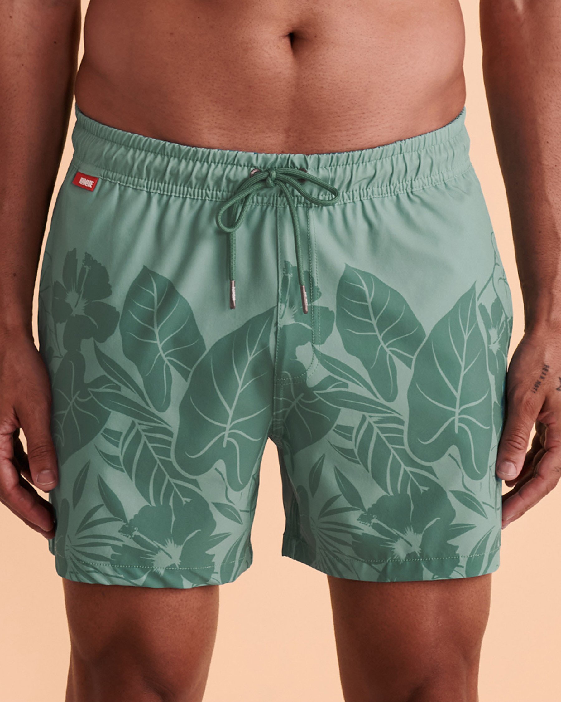 HAMABE Maillot volley avec filet Imprimé tropical 03100007 - Voir1
