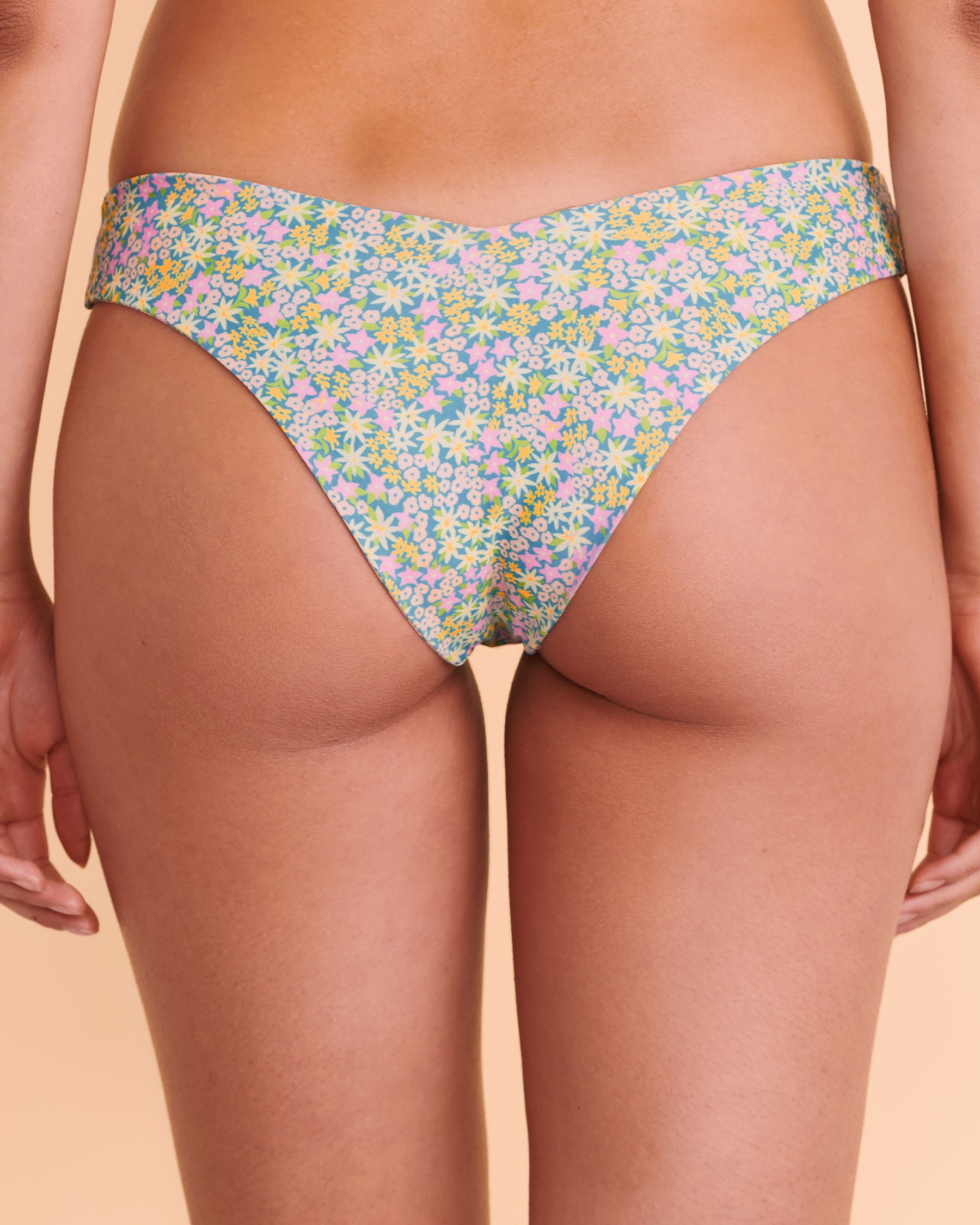 KULANI KINIS LAGUNA LOVERS Cheeky Bikini Bottom Ditsy print BOT216LAGL - View2