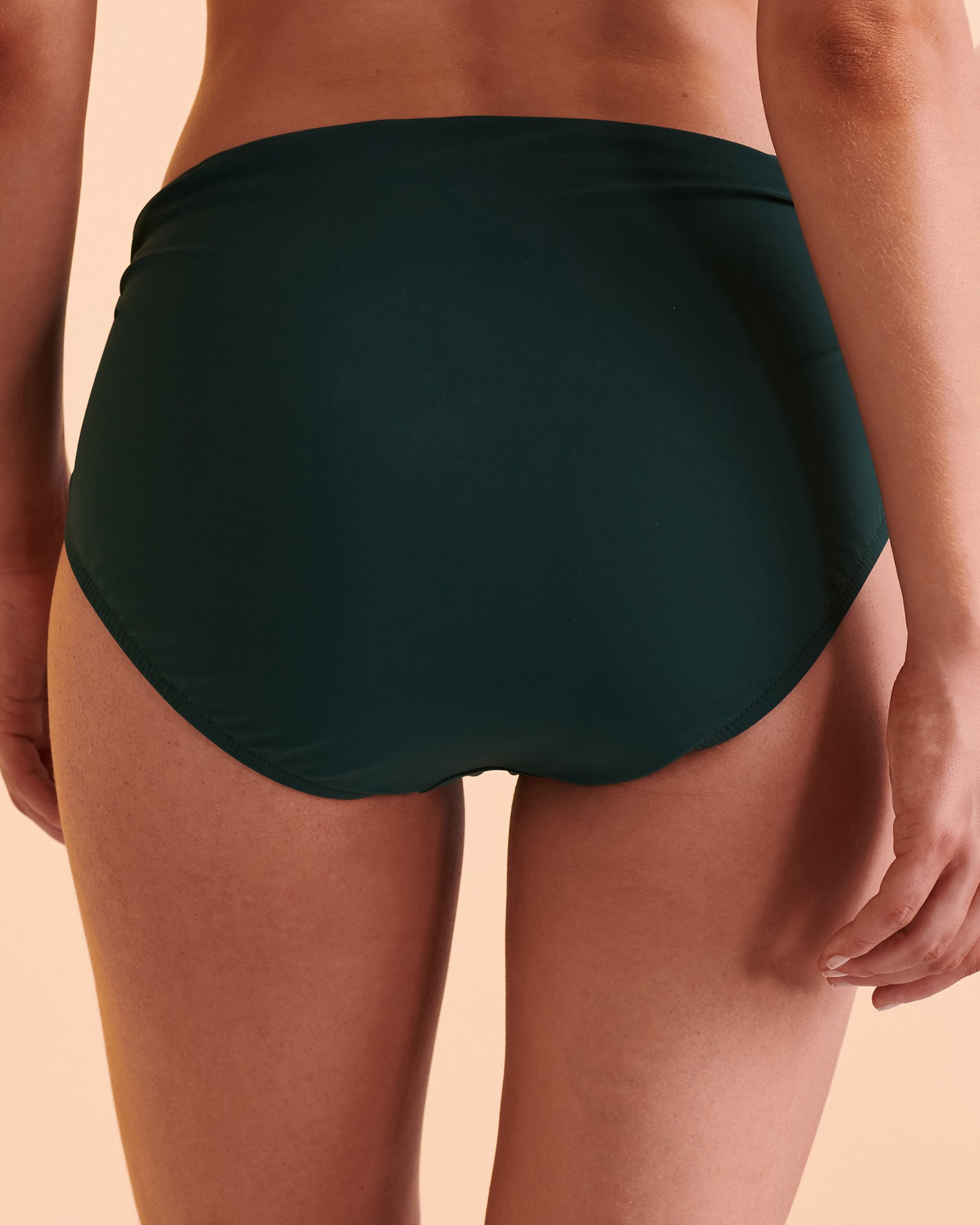PROFILE TUTTI FRUTTI Mid Waist Bikini Bottom Dark emerald ET23-1P55 - View2