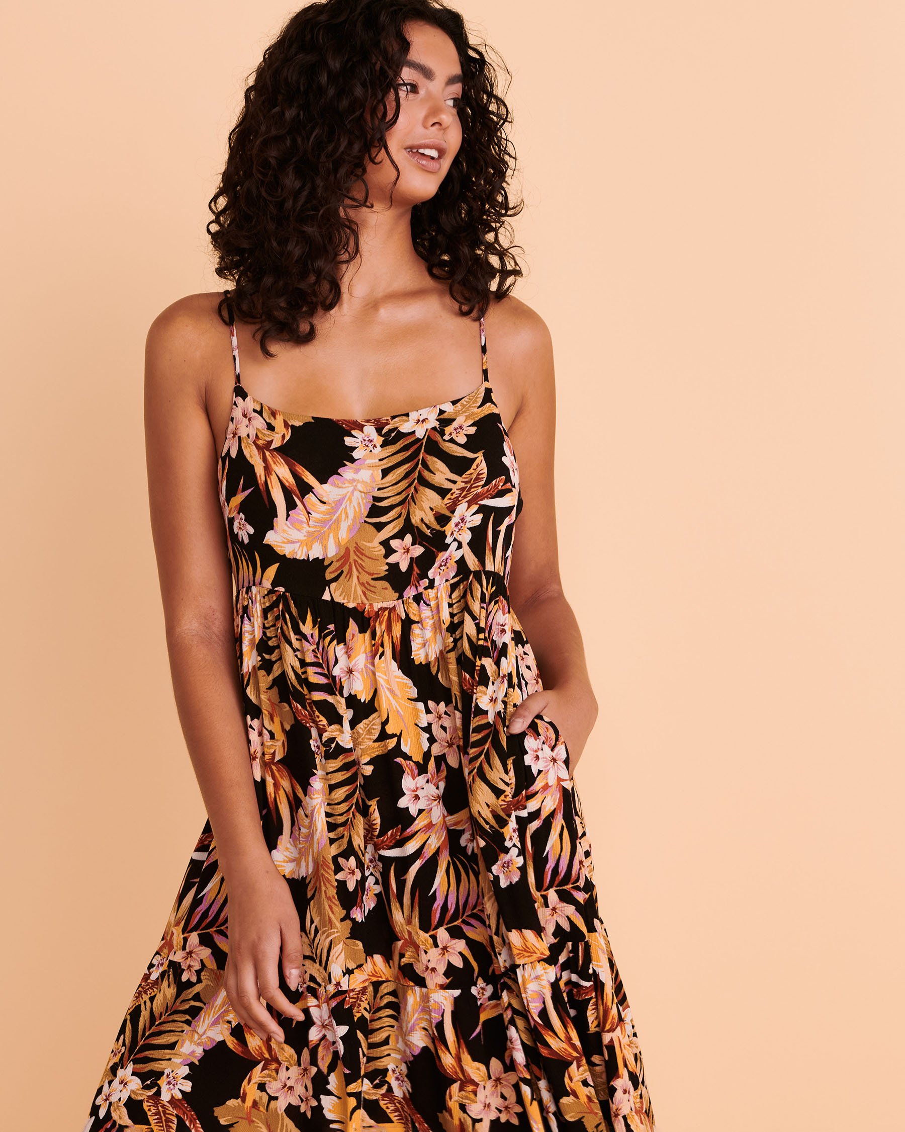 RIP CURL SUNDAY SWELL Maxi Dress Floral 012WDR - View1