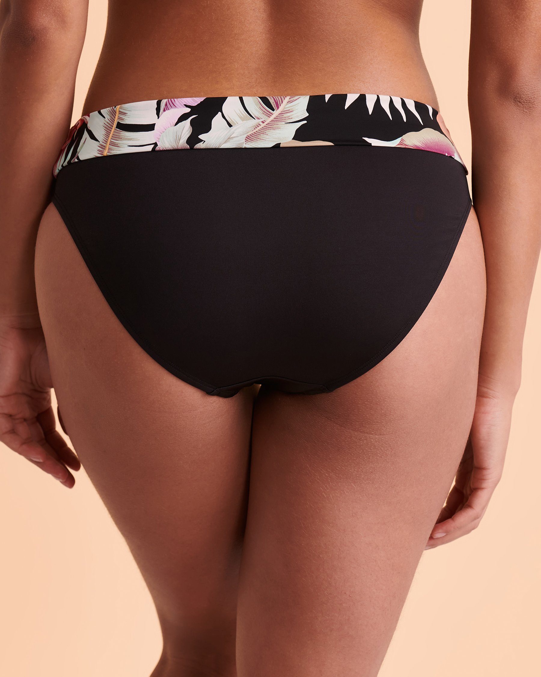 SKYE FLIRTATION Contrasting Waistband Bikini Bottom Floral SK73438 - View2