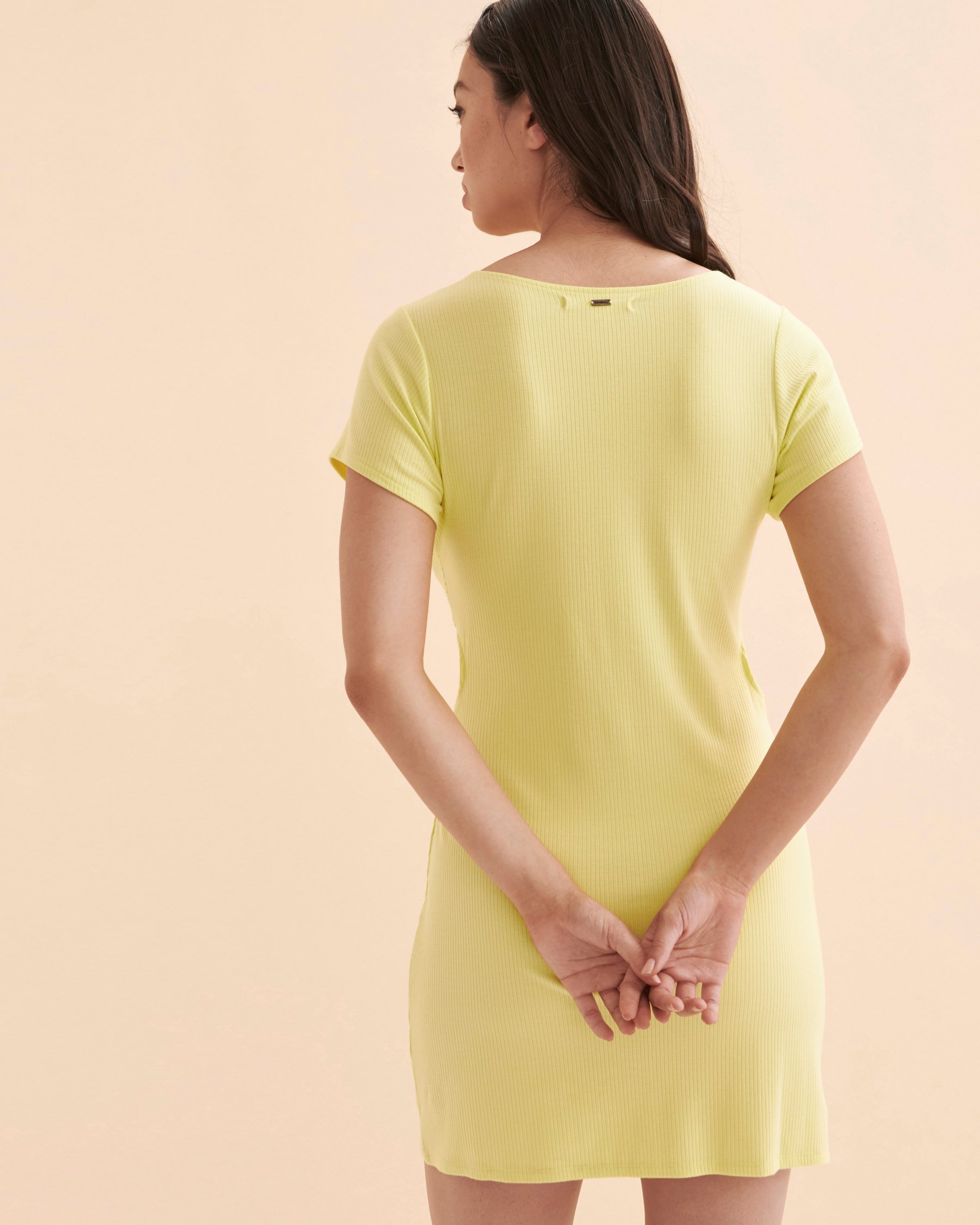 O'NEILL Adela Short Sleeve Dress Lemonade SU3416017 - View2