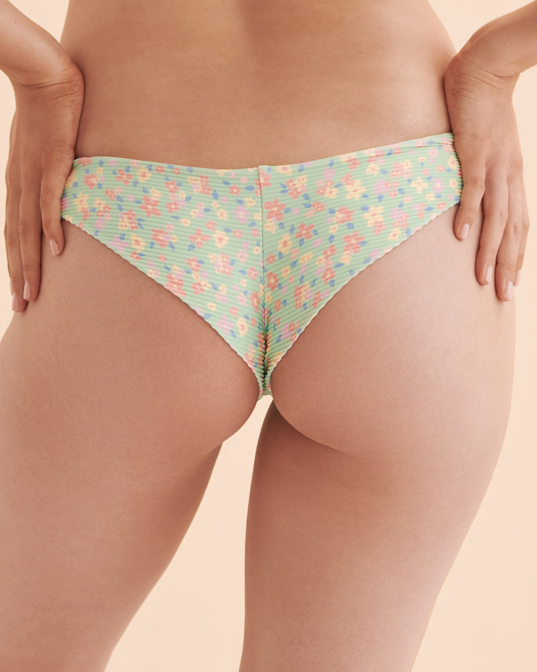 BILLABONG I Sea you Tanlines Thong Bikini Bottom Floral spearmint ABJX400825 - View2