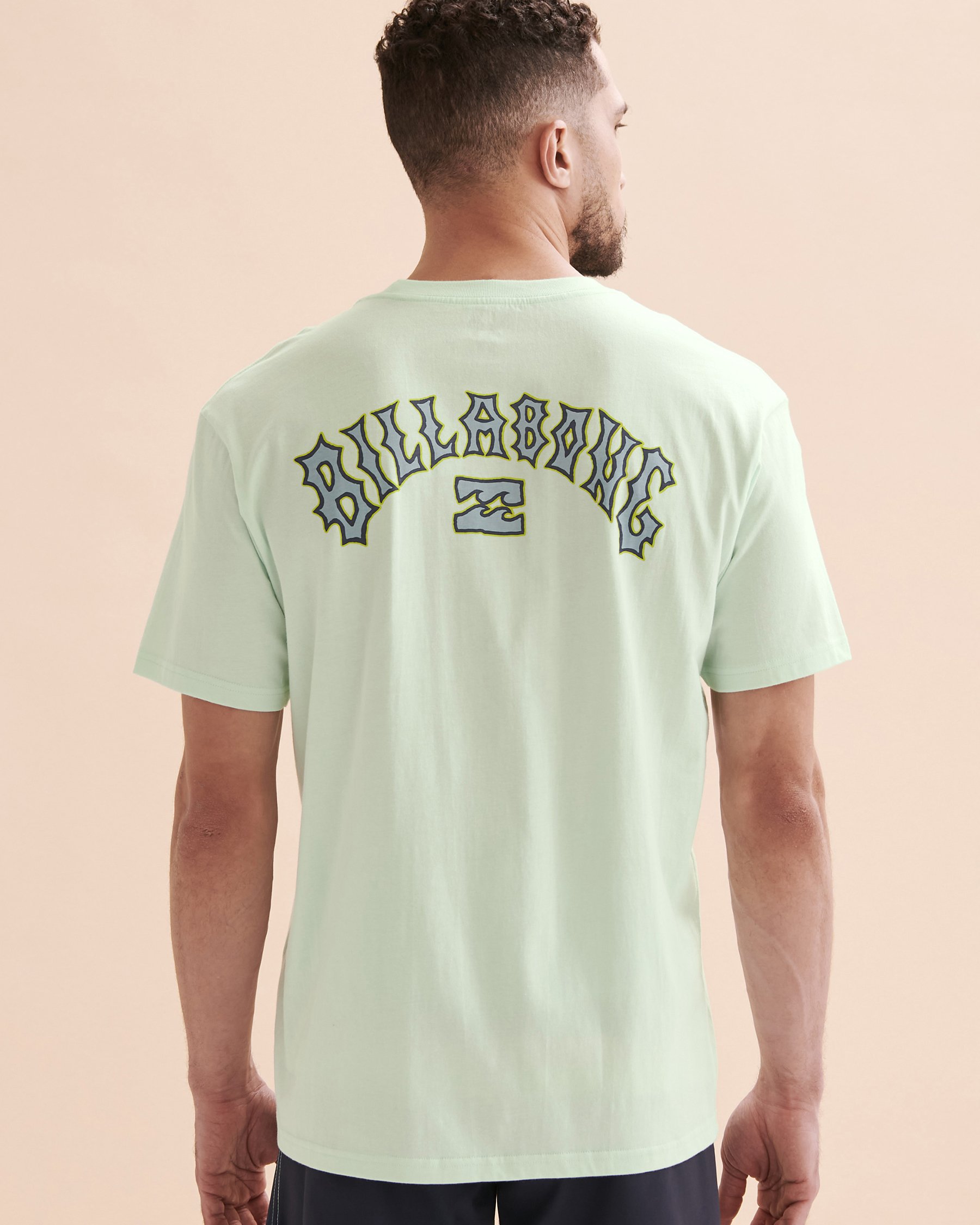 BILLABONG T-Shirt Arch Fill Bleu pâle ABYZT01855 - Voir2