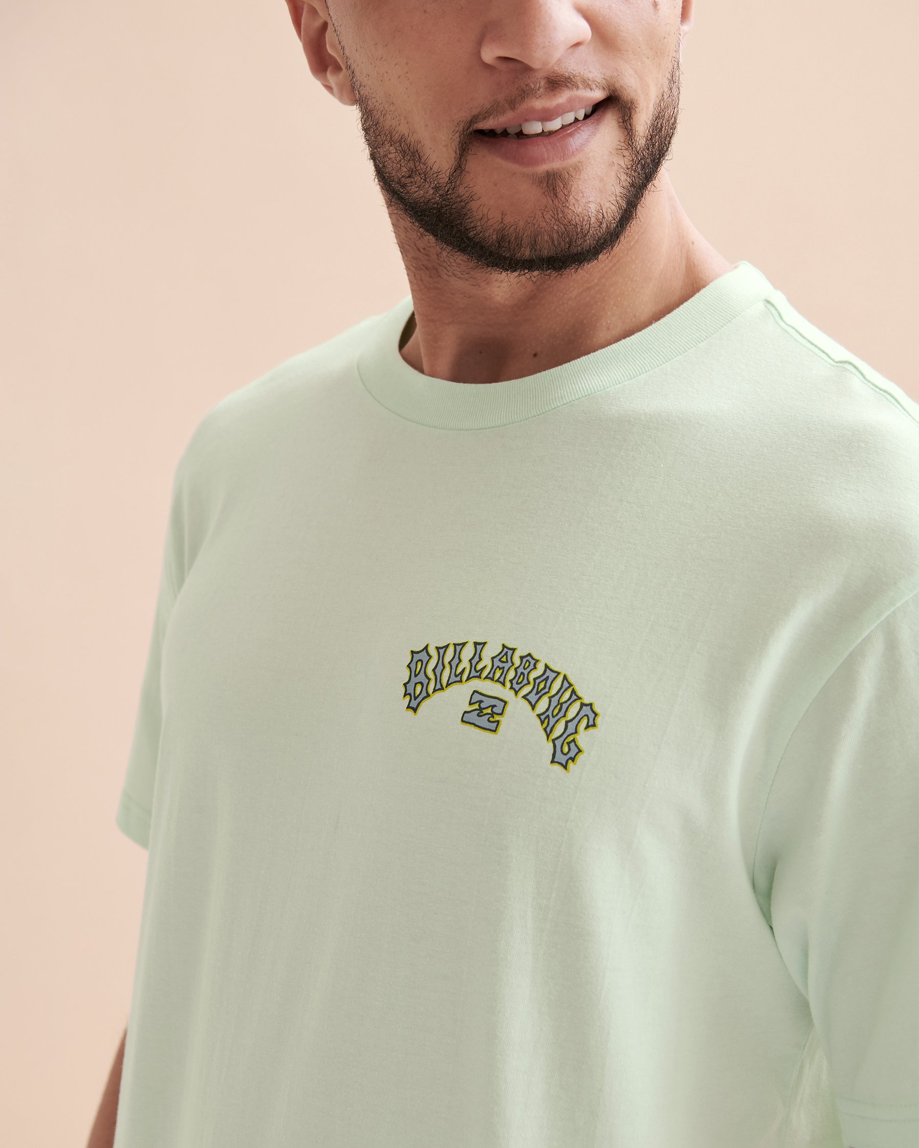 BILLABONG T-Shirt Arch Fill Bleu pâle ABYZT01855 - Voir3