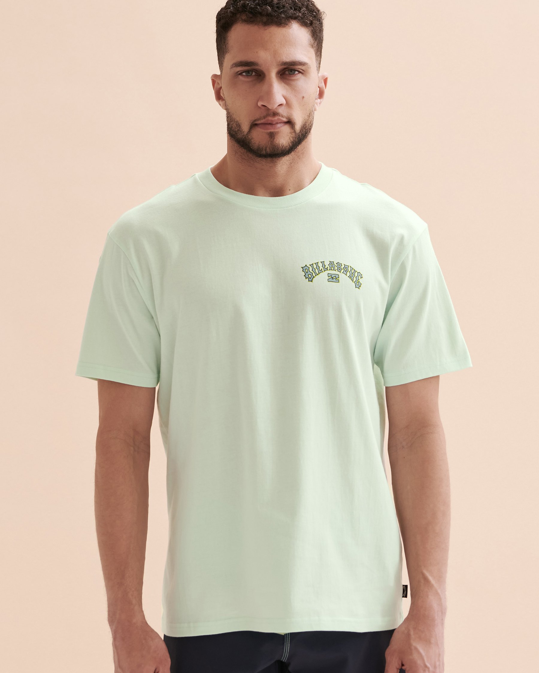 BILLABONG T-Shirt Arch Fill Bleu pâle ABYZT01855 - Voir4