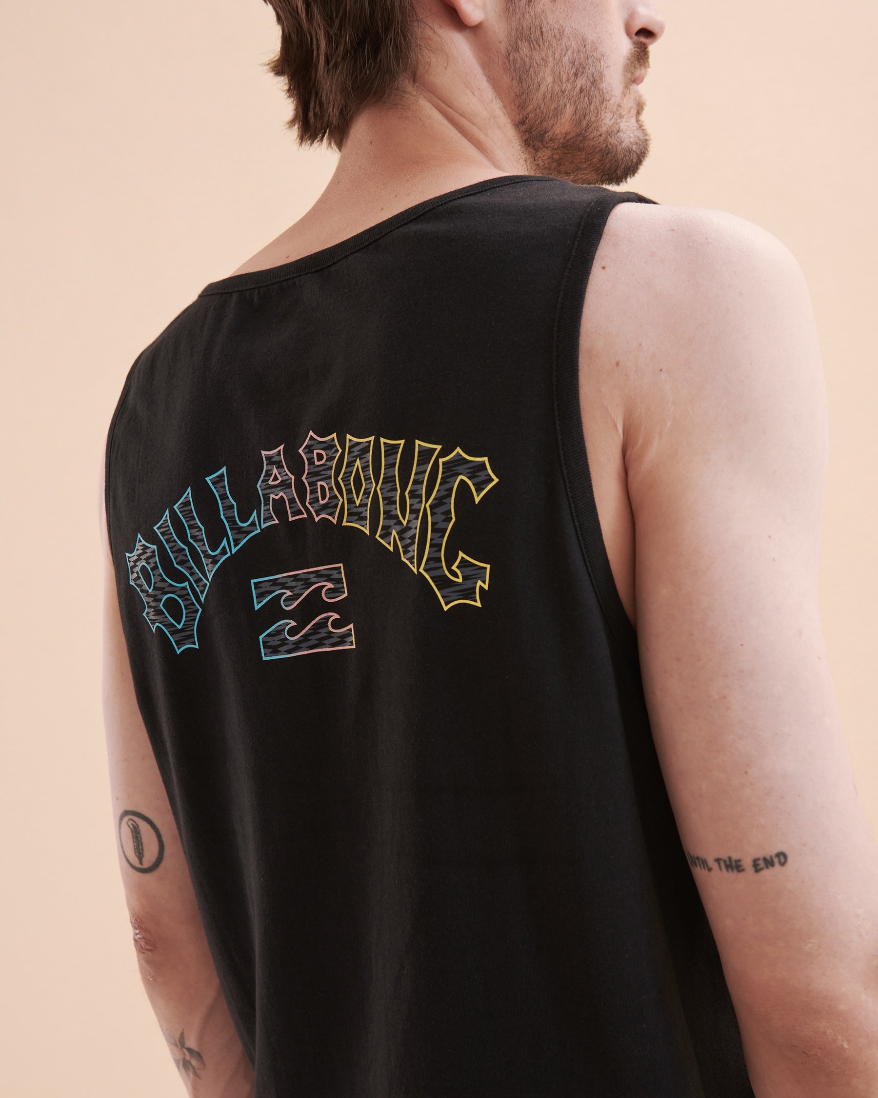 BILLABONG Arch Fill Tank Top Black ABYZT01888 - View3