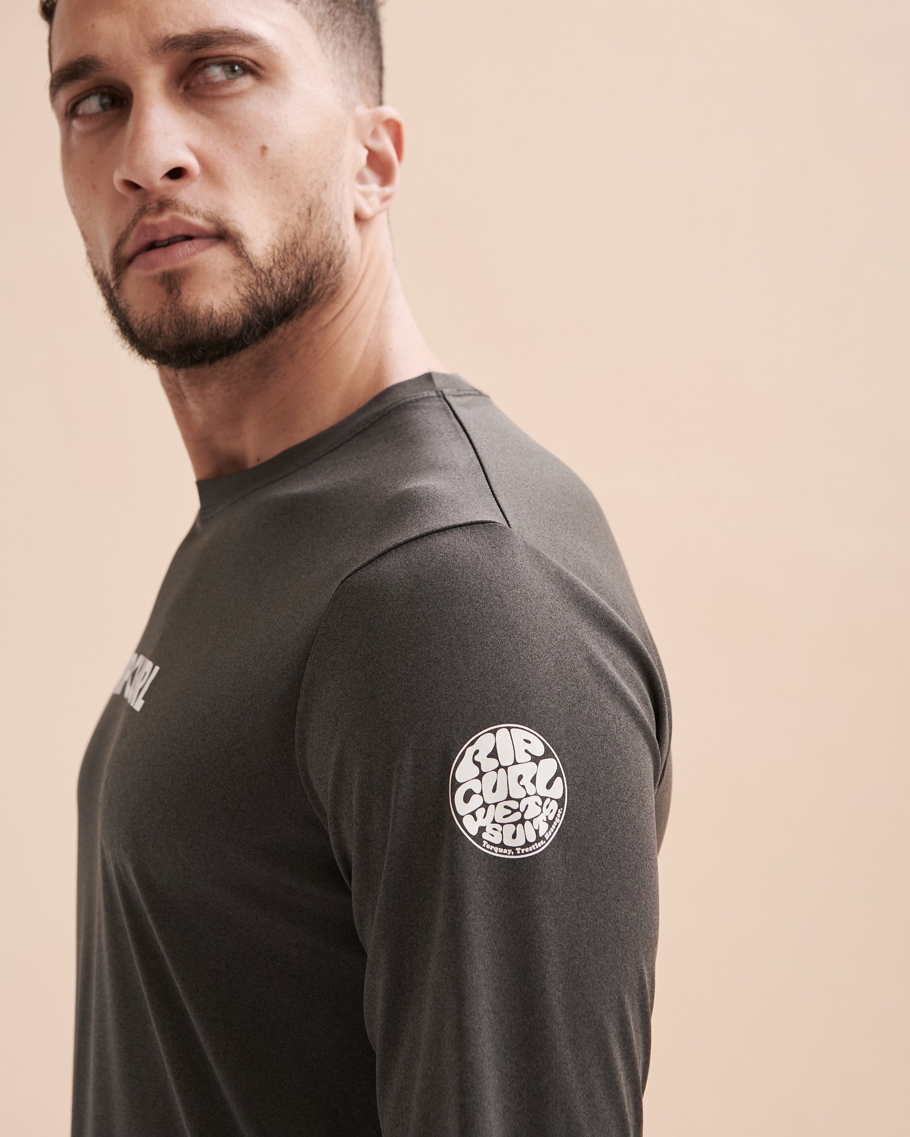 RIP CURL Dawn Patrol Rashguard manches longues UV Noir 151MRV - Voir7