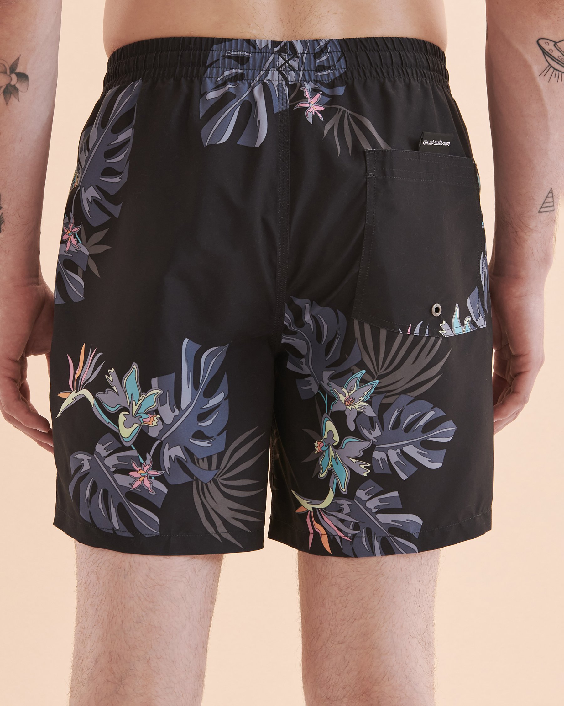 QUIKSILVER Everyday Mix Volley Swimsuit Black tropical EQYJV04022 - View2