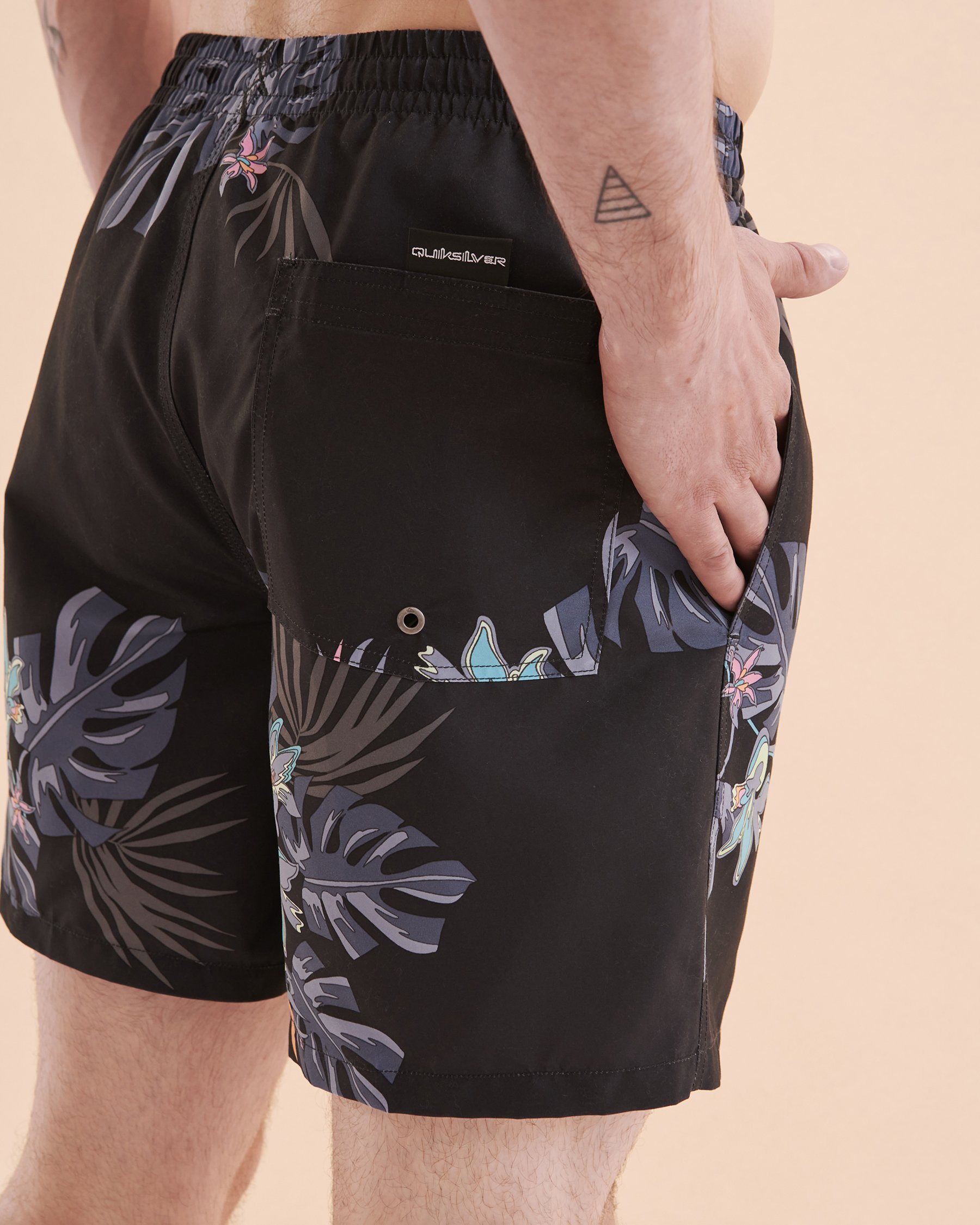 QUIKSILVER Everyday Mix Volley Swimsuit Black tropical EQYJV04022 - View3