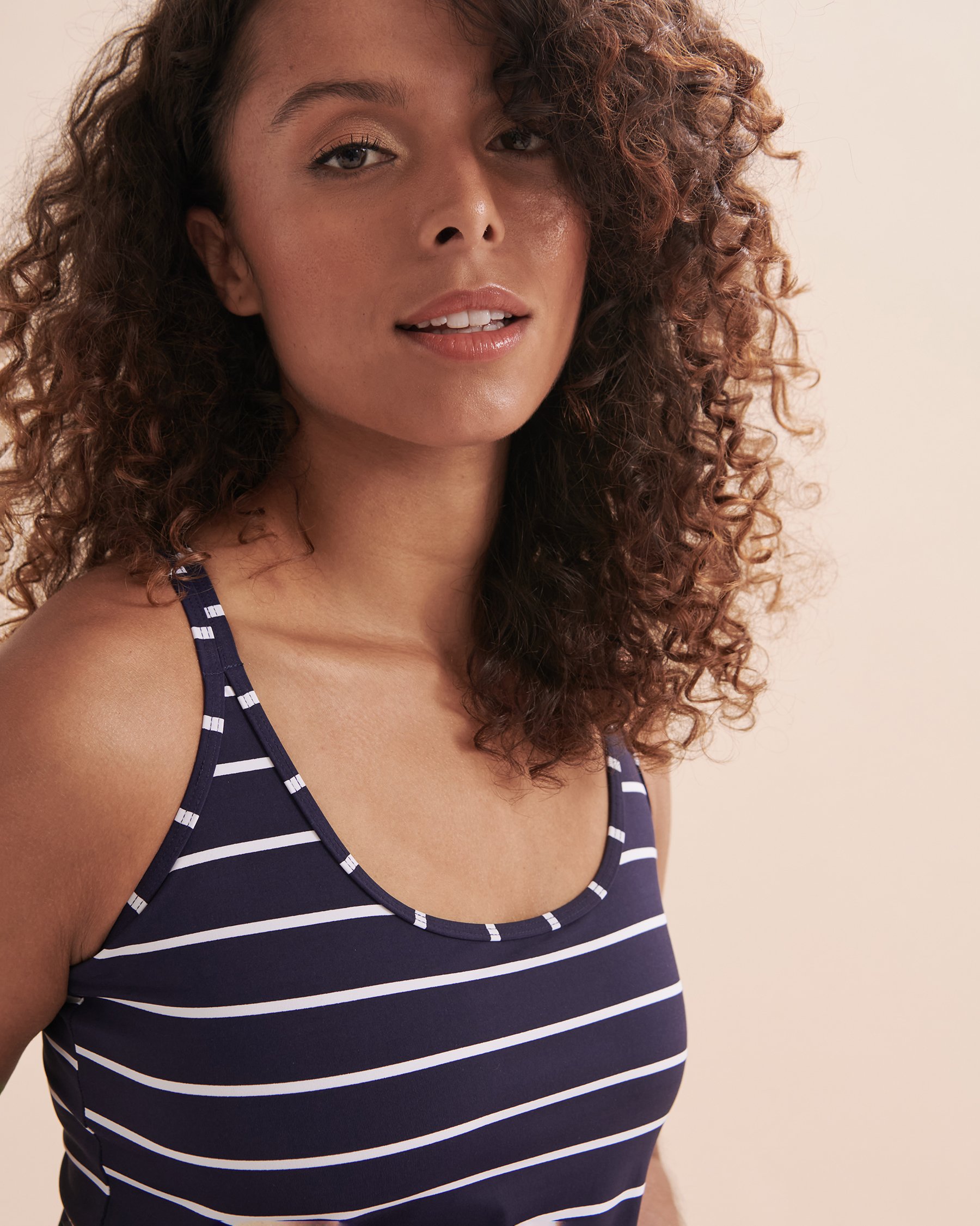 NAUTICA Catch of the Day Scoop Neck Tankini Top Deep sea 8L3CD40 - View3