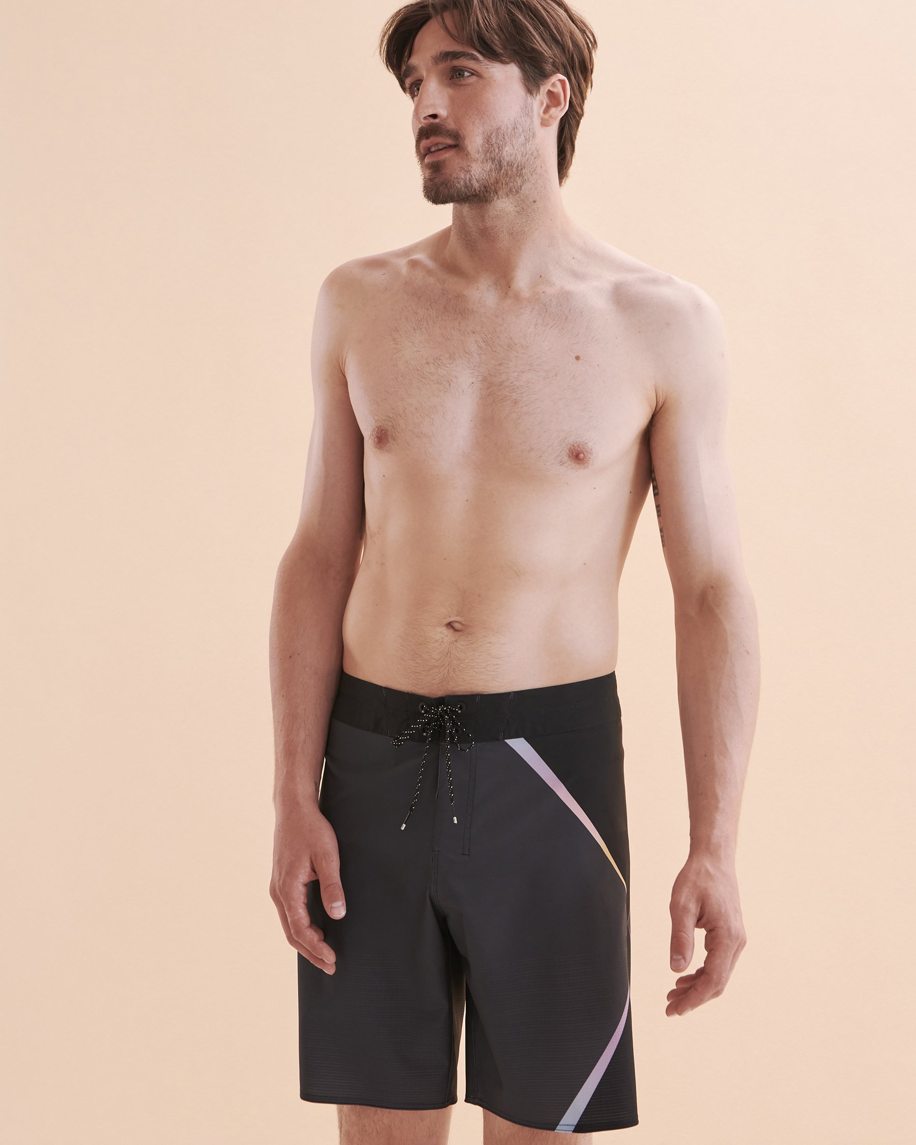 BILLABONG Maillot boardshort Prism Airlite Marine et rayures néon ABYBS00406 - View4