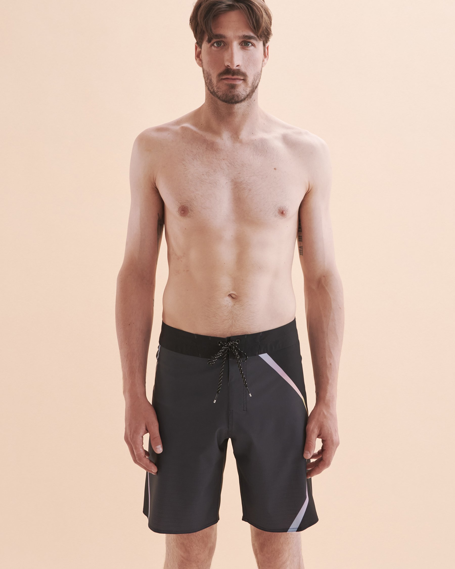 BILLABONG Maillot boardshort Prism Airlite Marine et rayures néon ABYBS00406 - View5