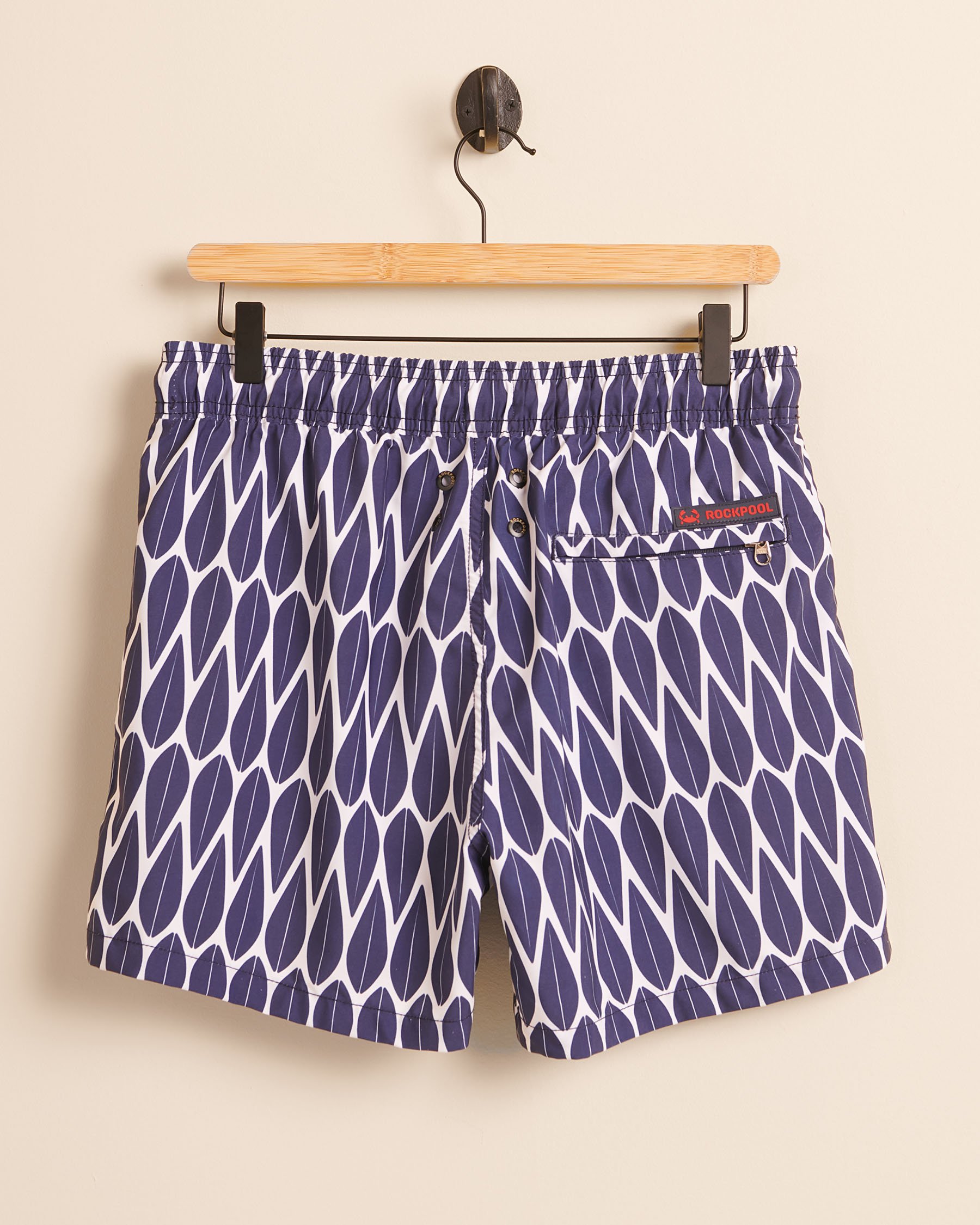 ROCKPOOL Maillot volley Feuilles bleues RP-PIER-01 - View2