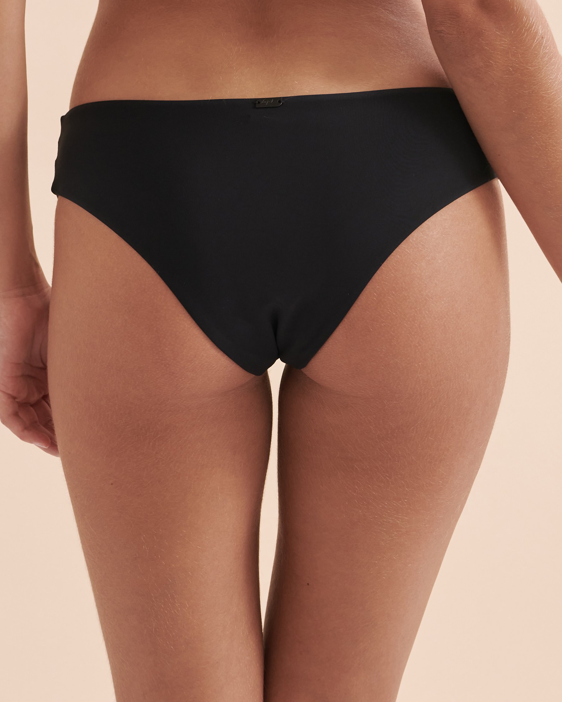 TROPIK Solid Cheeky Bikini Bottom Black 01300238 - View2
