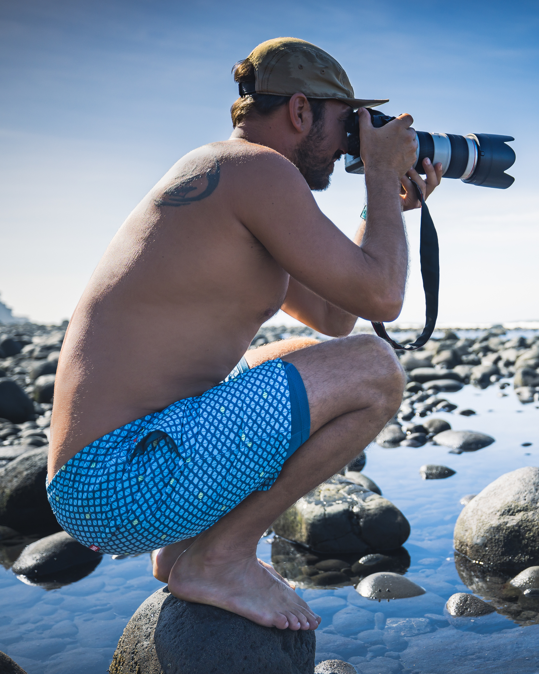 HAMABE Volley Swimsuit Geo fish 03100018 - View2