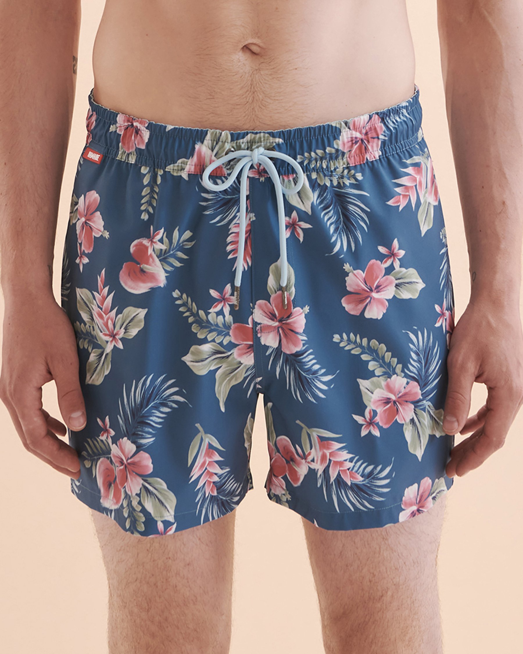 HAMABE Volley Swimsuit Tropical teal 03100019 - View3