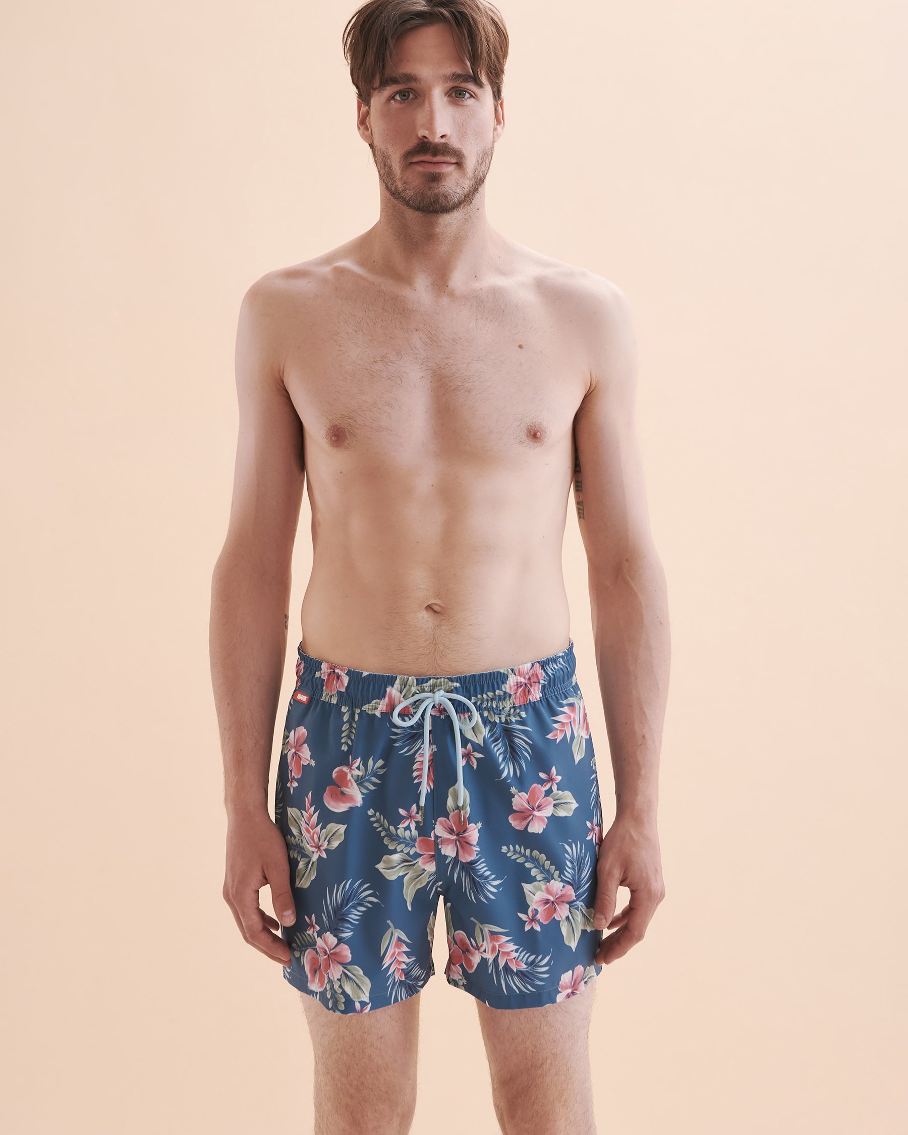 HAMABE Volley Swimsuit Tropical teal 03100019 - View6