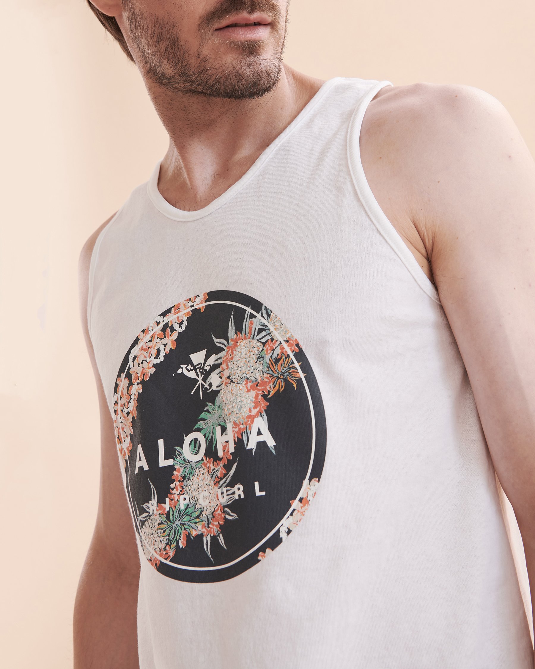 RIP CURL Aloha Tank Top White 0G2MTE - View3