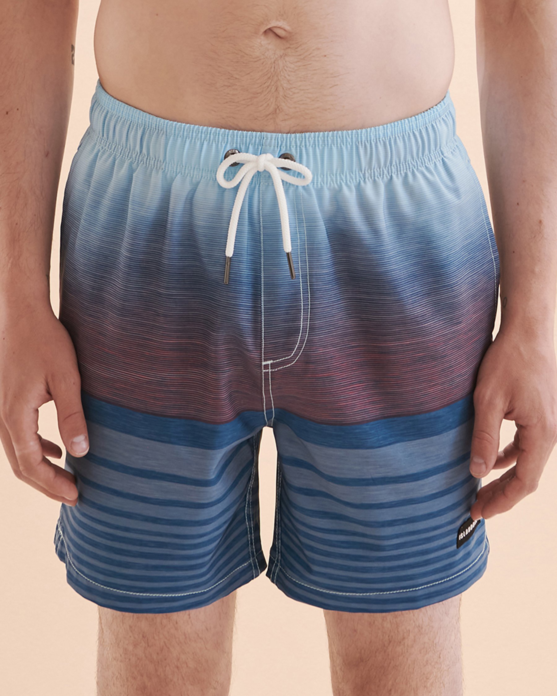 ISLANDHAZE Maillot volley Horizon Dégradé bleu MB322091 - Voir1