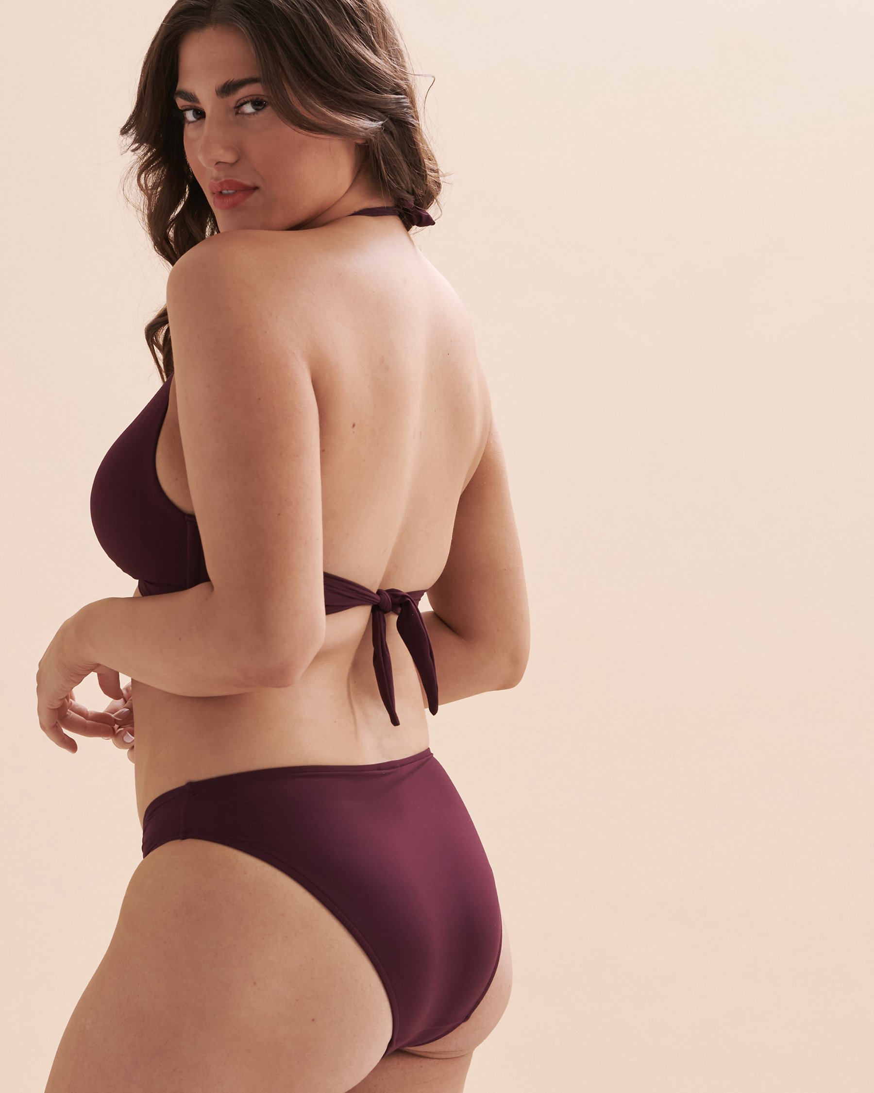 JETS AUSTRALIA Jetset D-DD Cup Twist Front Triangle Bikini Top Port J40403D-DD - View2