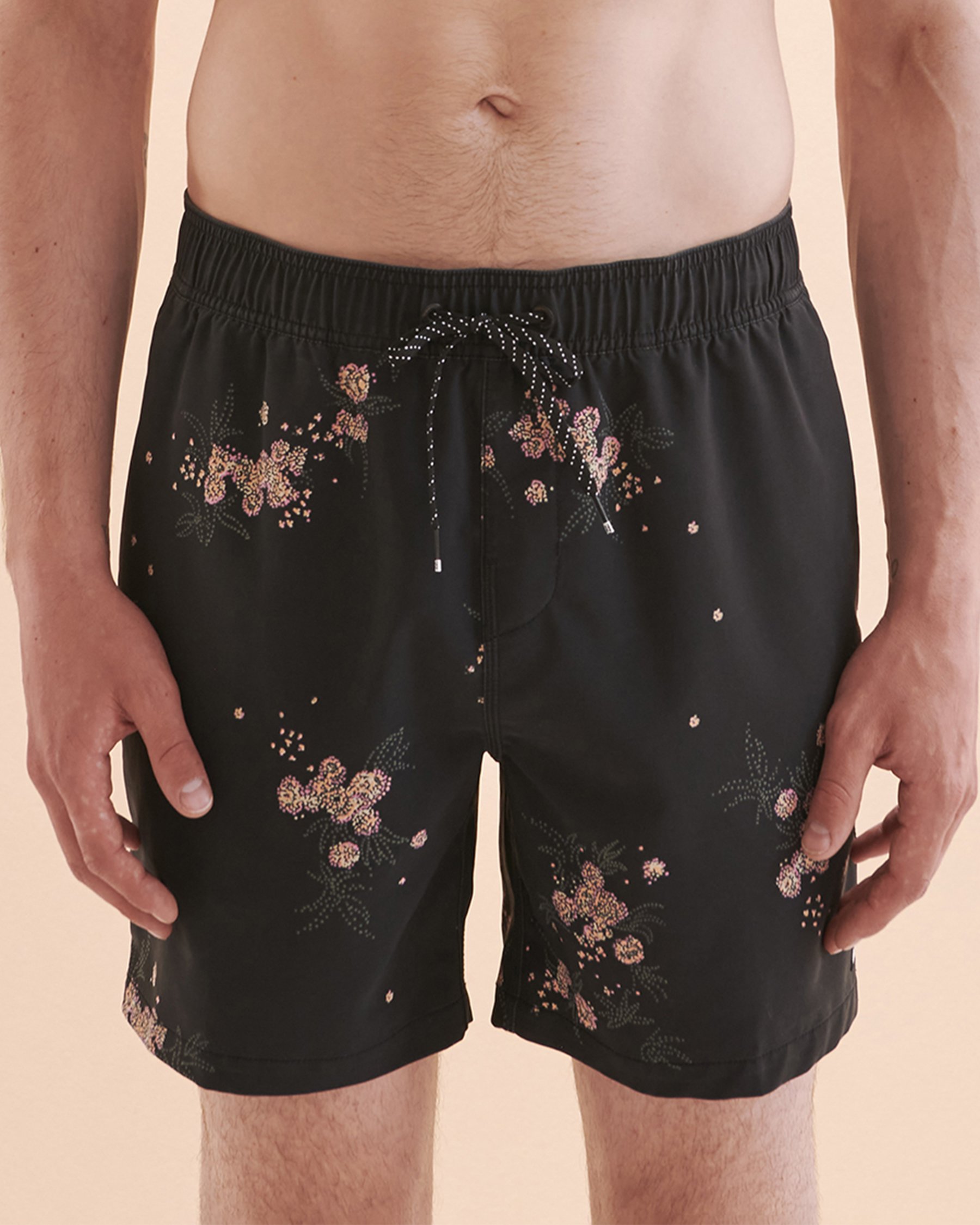 BILLABONG Maillot volley Sundays Layback Noir pointillé ABYJV00103 - View3