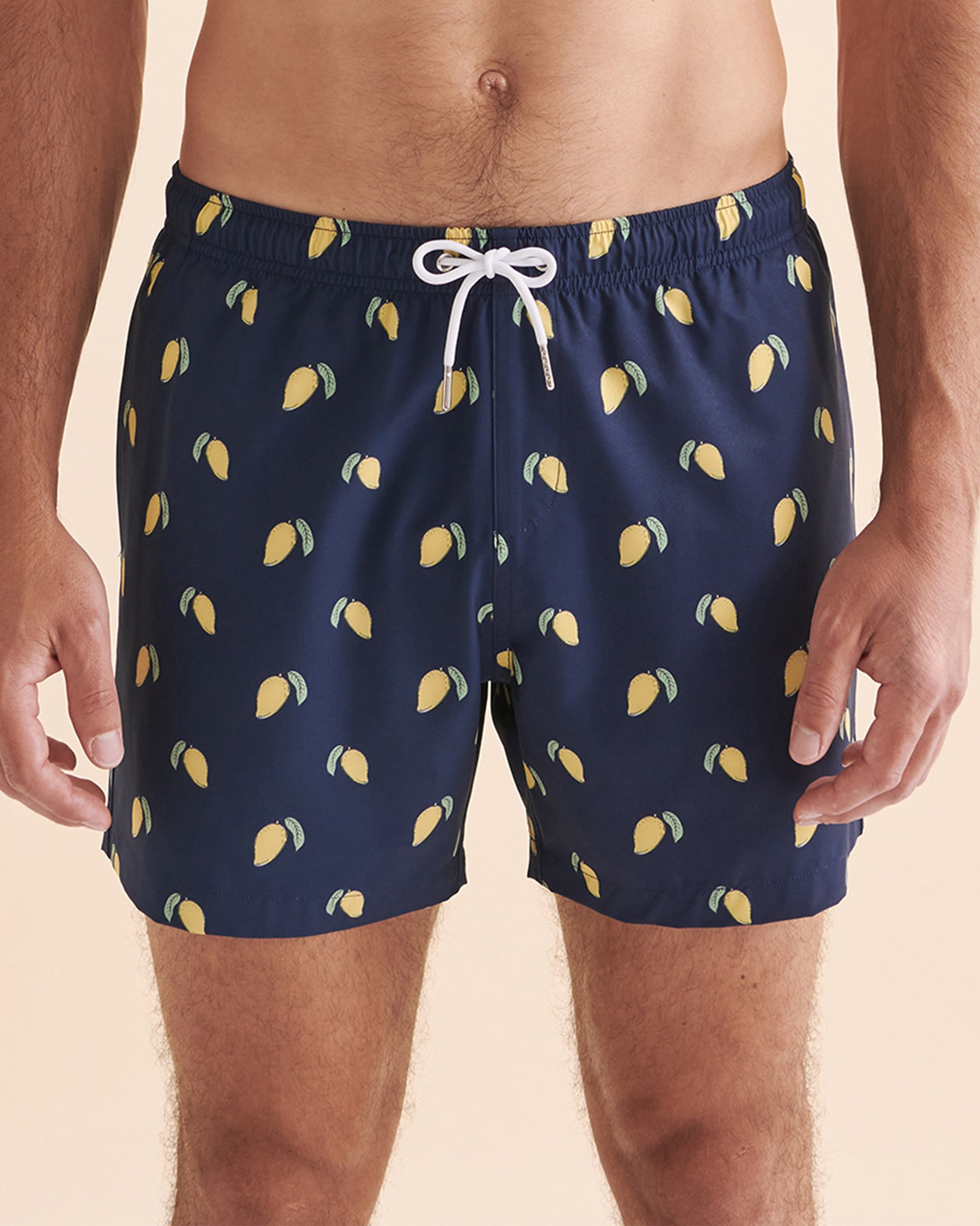 BERMIES Mango Print Volley Swimsuit Navy MANGO-CLA - View3