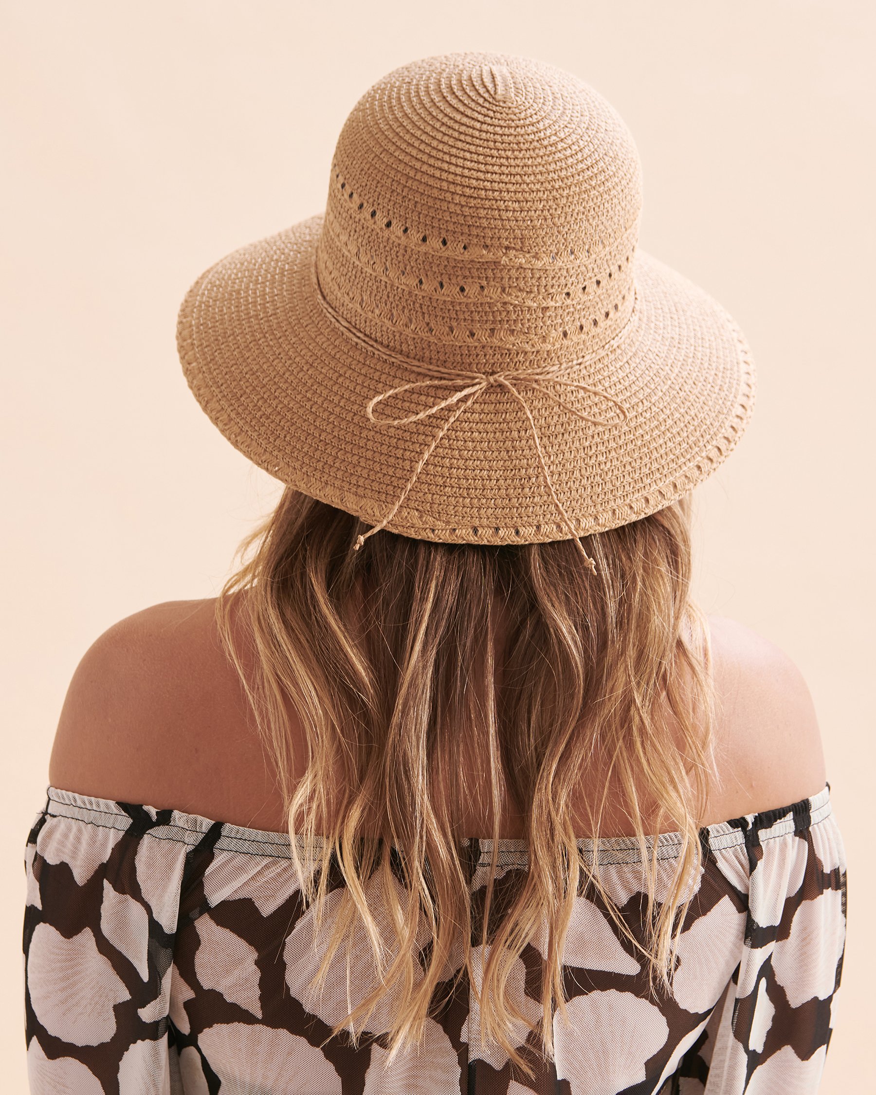 SARAJANE Chapeau cloche Caramel 24SJ2002 - Voir2