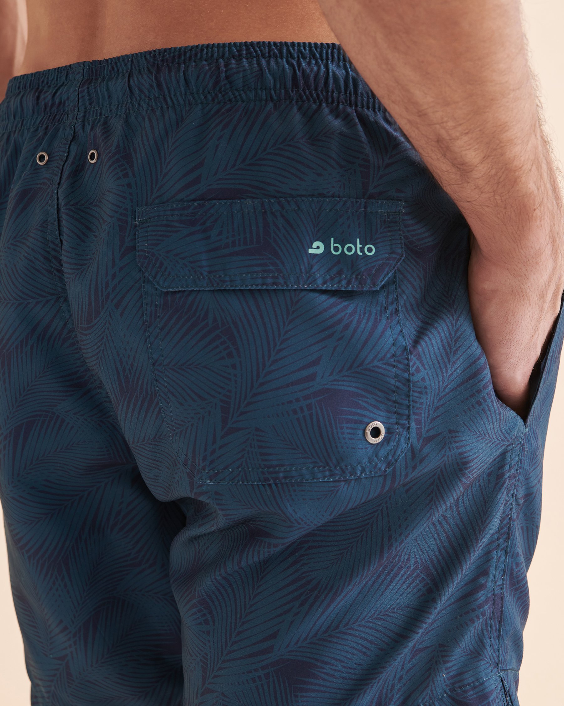 BOTO Cabo Volley Swimsuit Teal and navy 814143 - View2