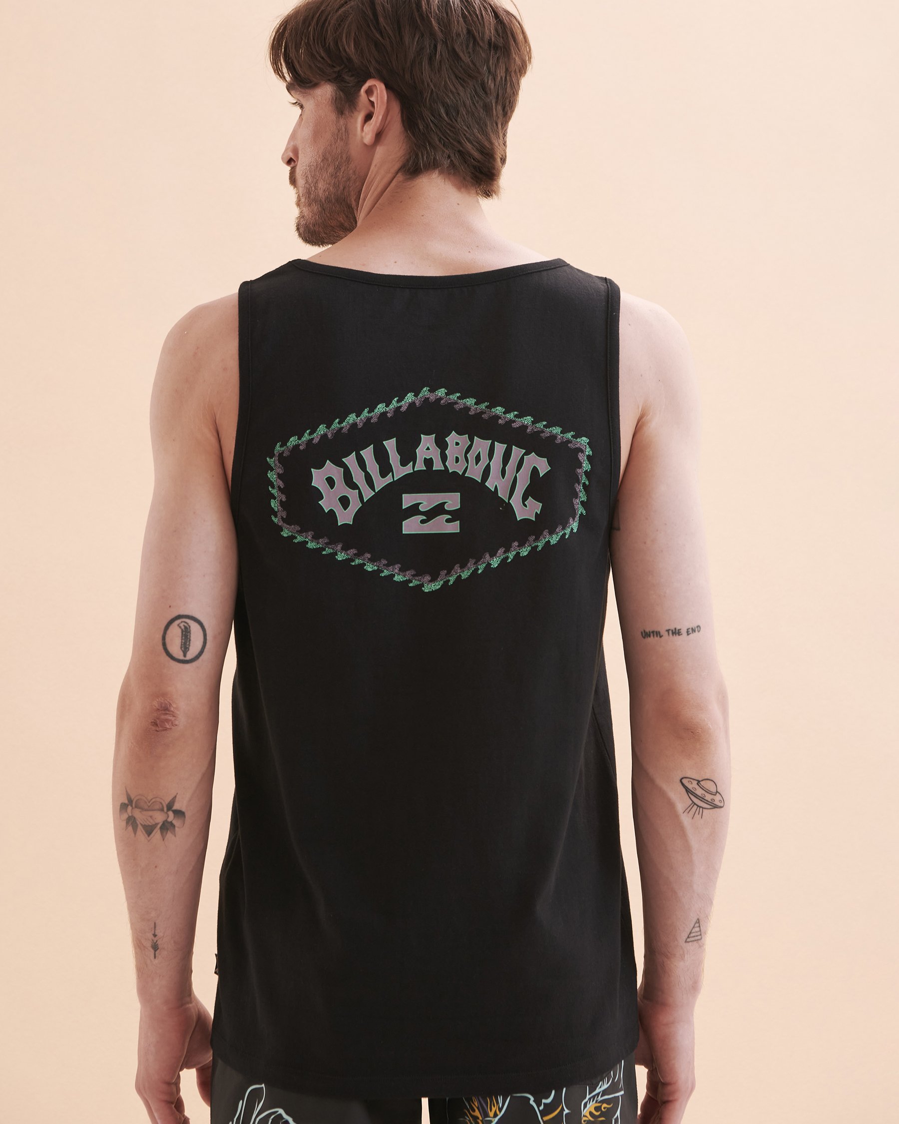BILLABONG Exit Arch Tank Top Black ABYZT02214 - View2